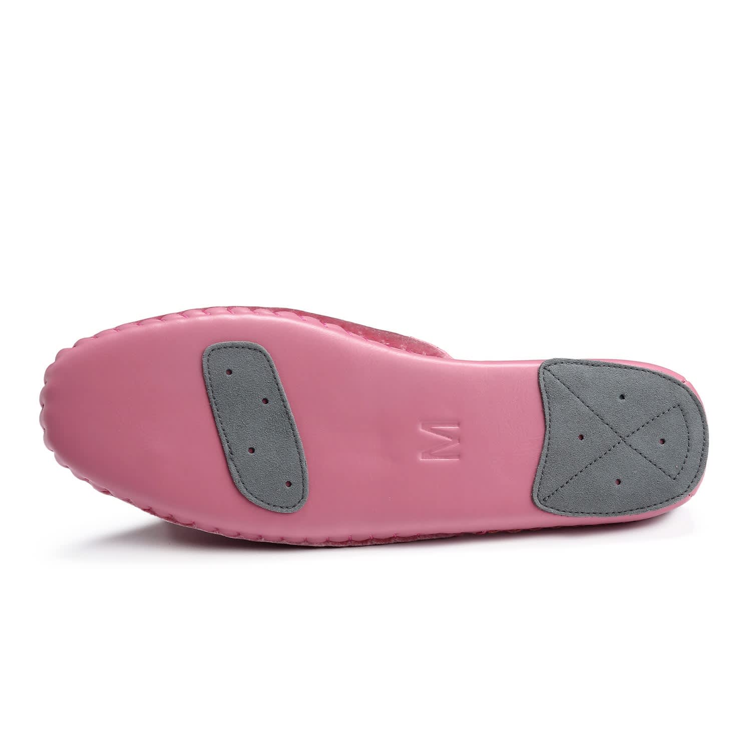 Pink store velvet slippers