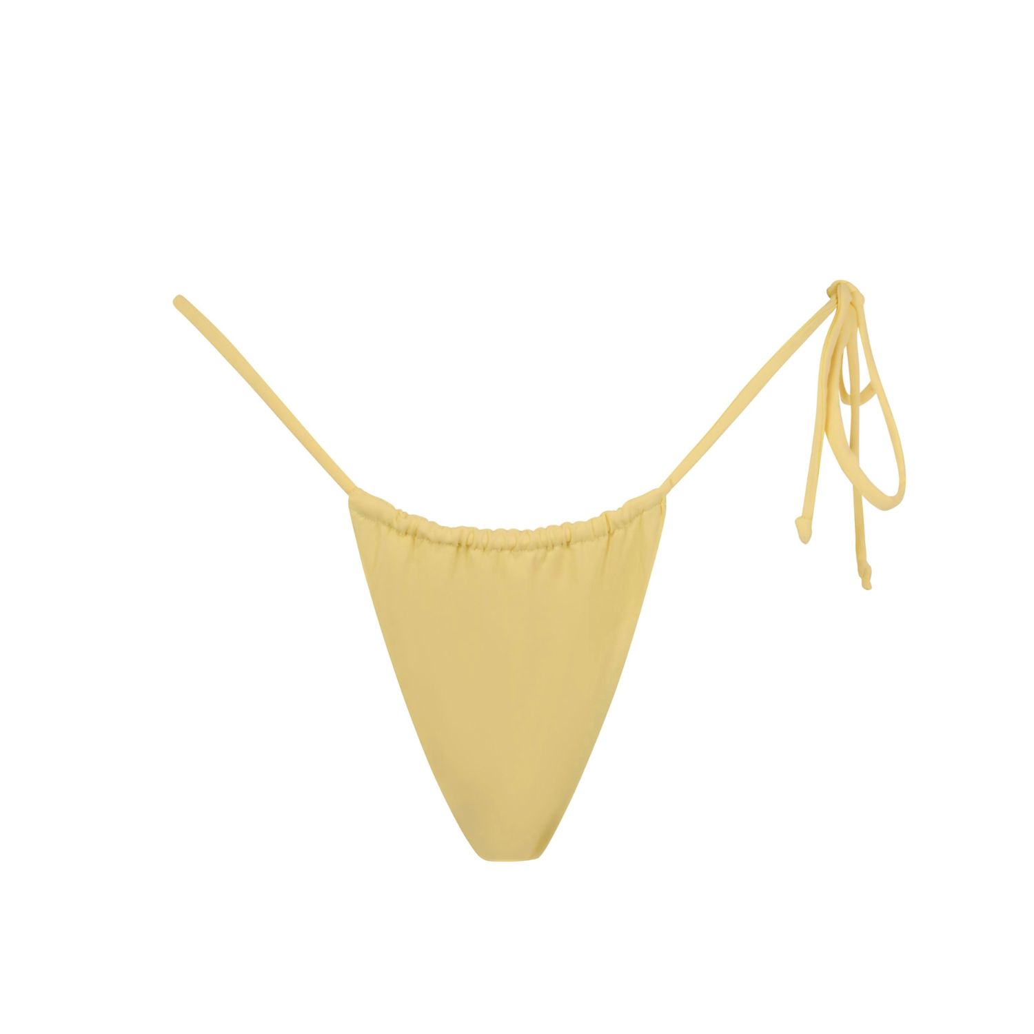 Acuarela Brand Women's Rio Butter Yellow Bikini Bottom In Yellow