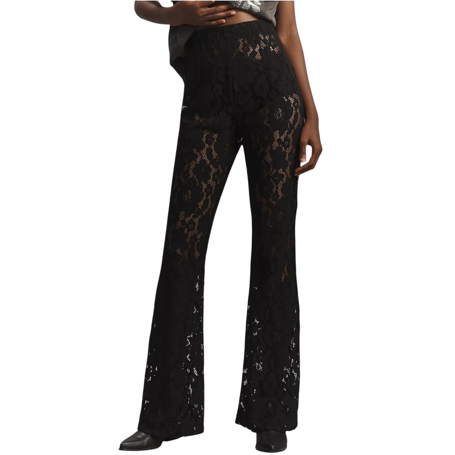 High Heel Jungle By Kathryn Eisman Women's Jen Lace Pant Black In Black