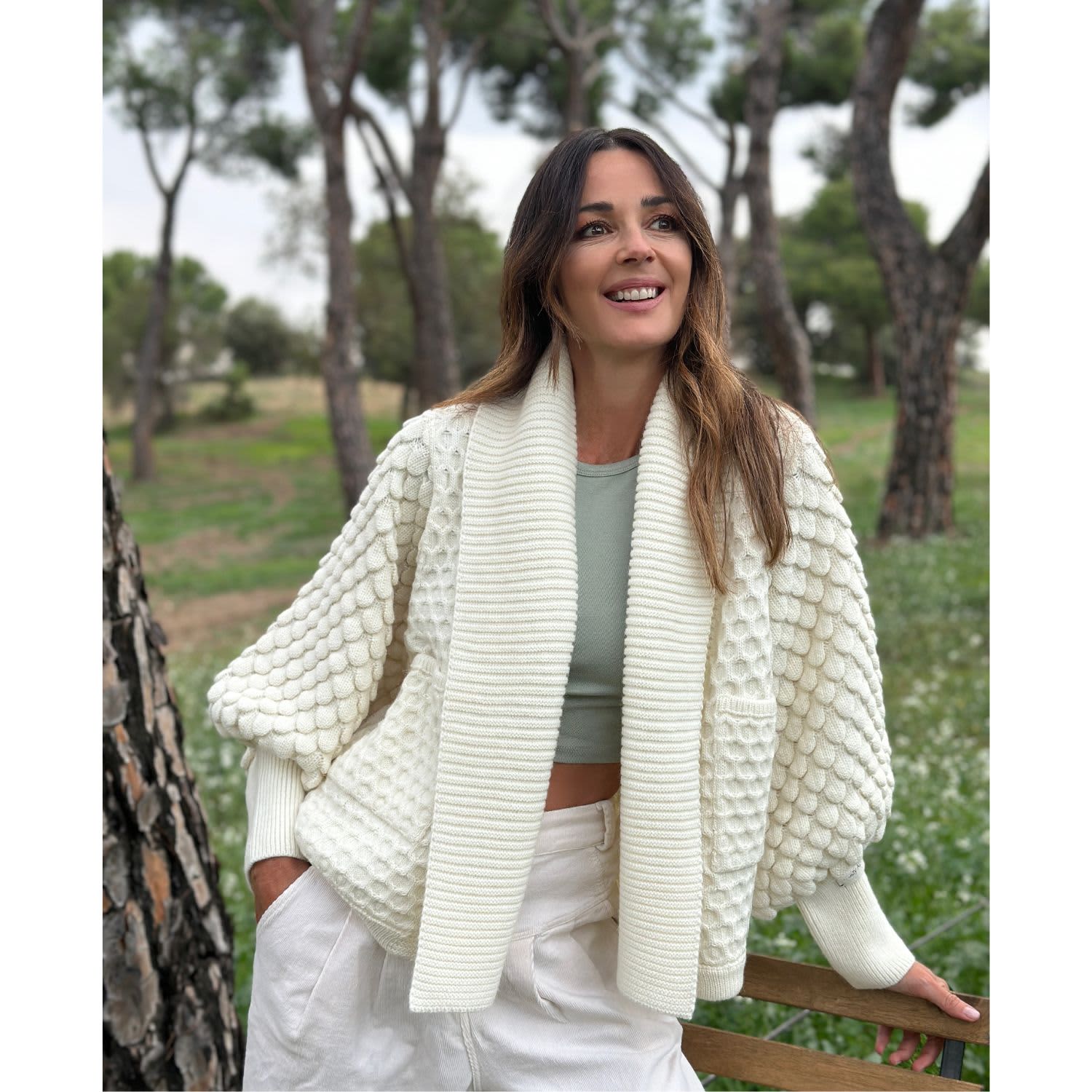 Oversized chunky sale cable knit cardigan