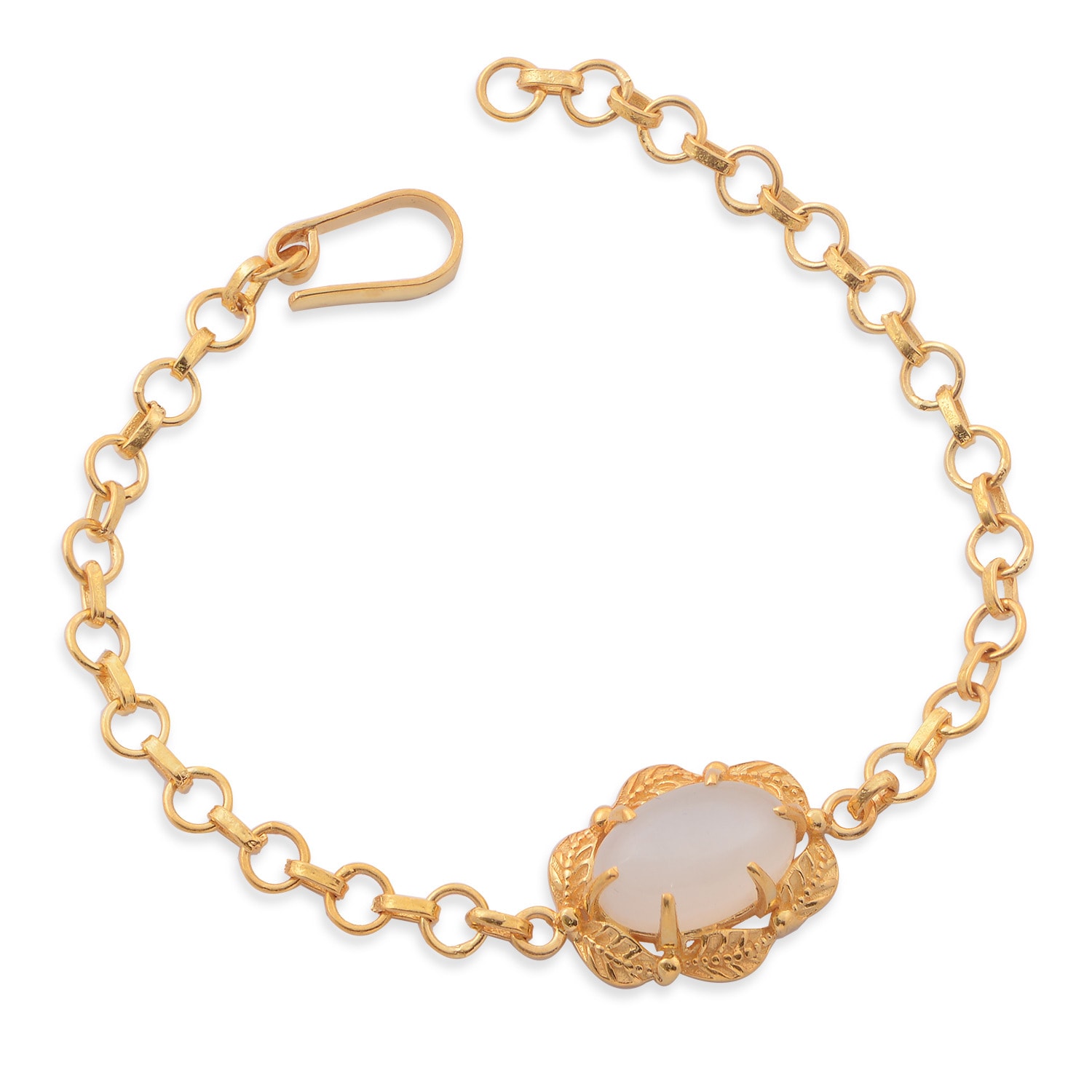 Emma Chapman Jewels Women's White Tashi Moonstone Bracelet In White