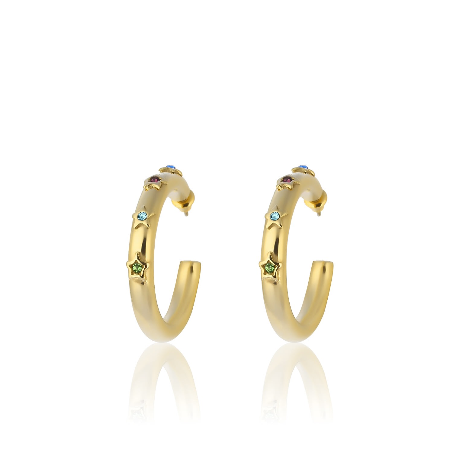 Women’s Gold Andromeda Hoop Earrings Maison Soula