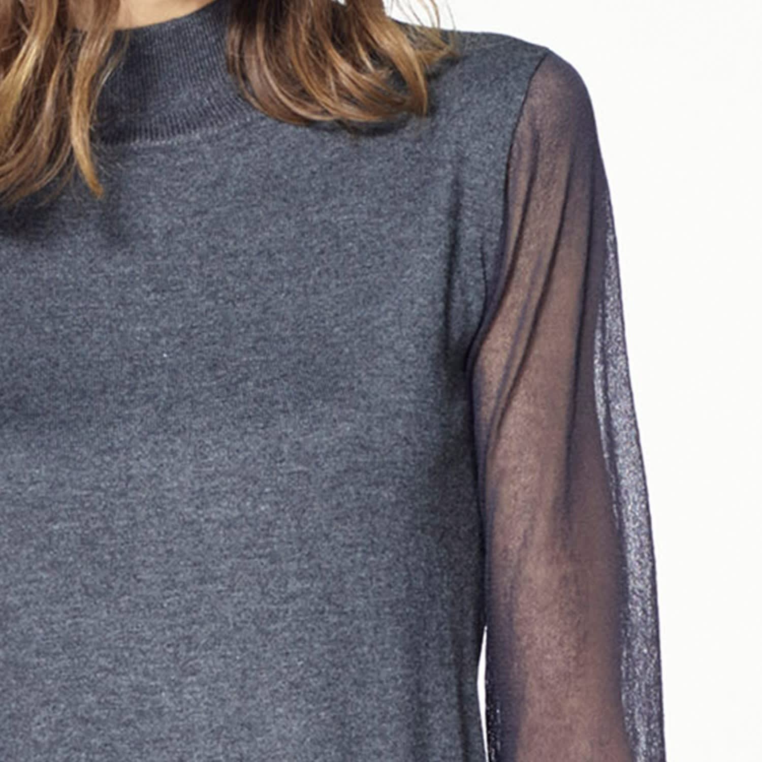 sheer sleeve jumpers