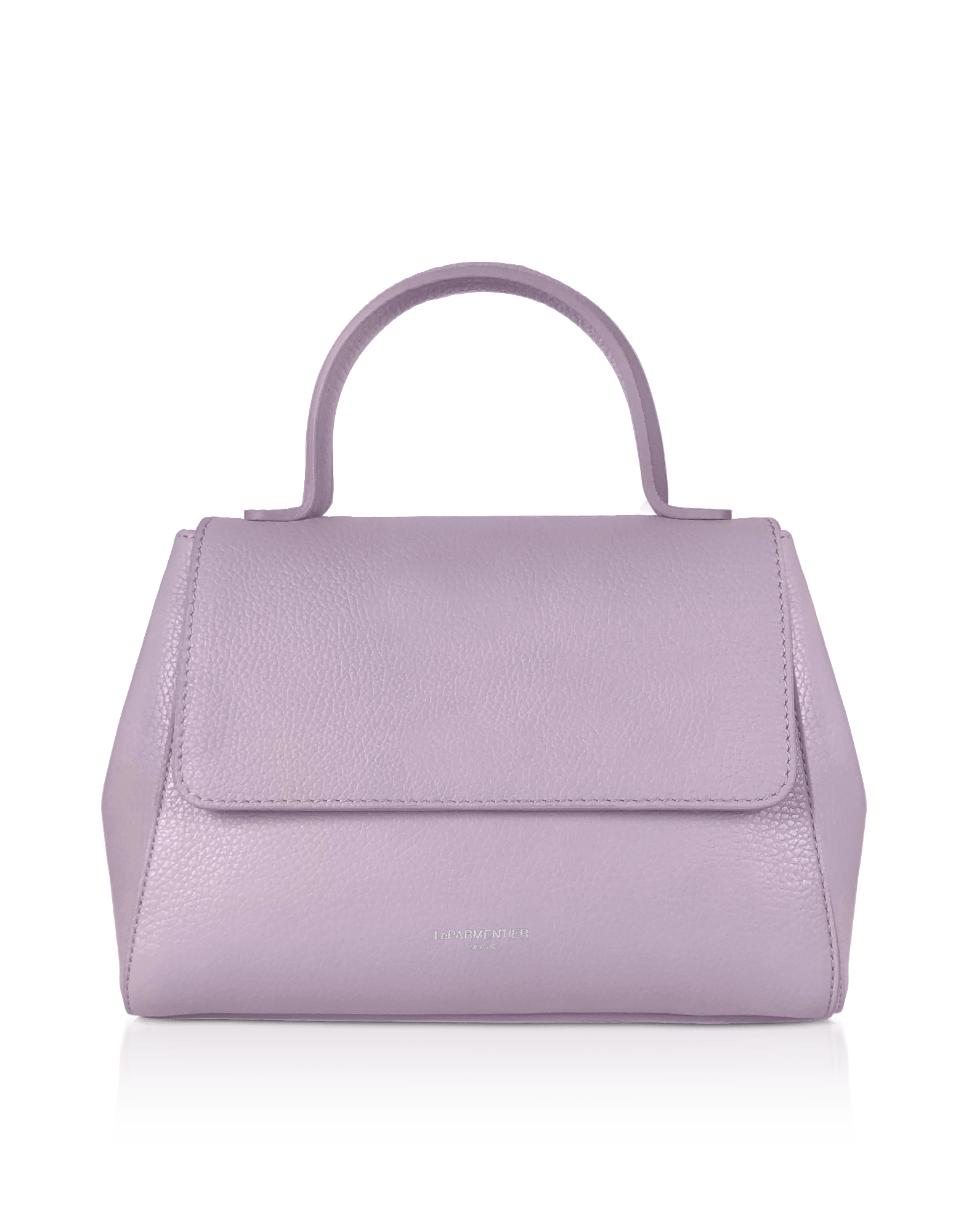 Le Parmentier Purple Ladyfinger Top Handle Ladybag W/strap - Lavander In Purple