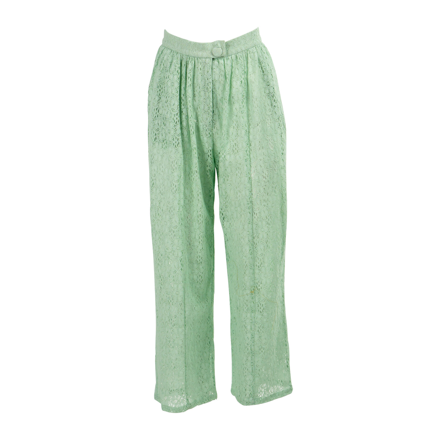 Kristinit Women's Green Lace Keaton Pants