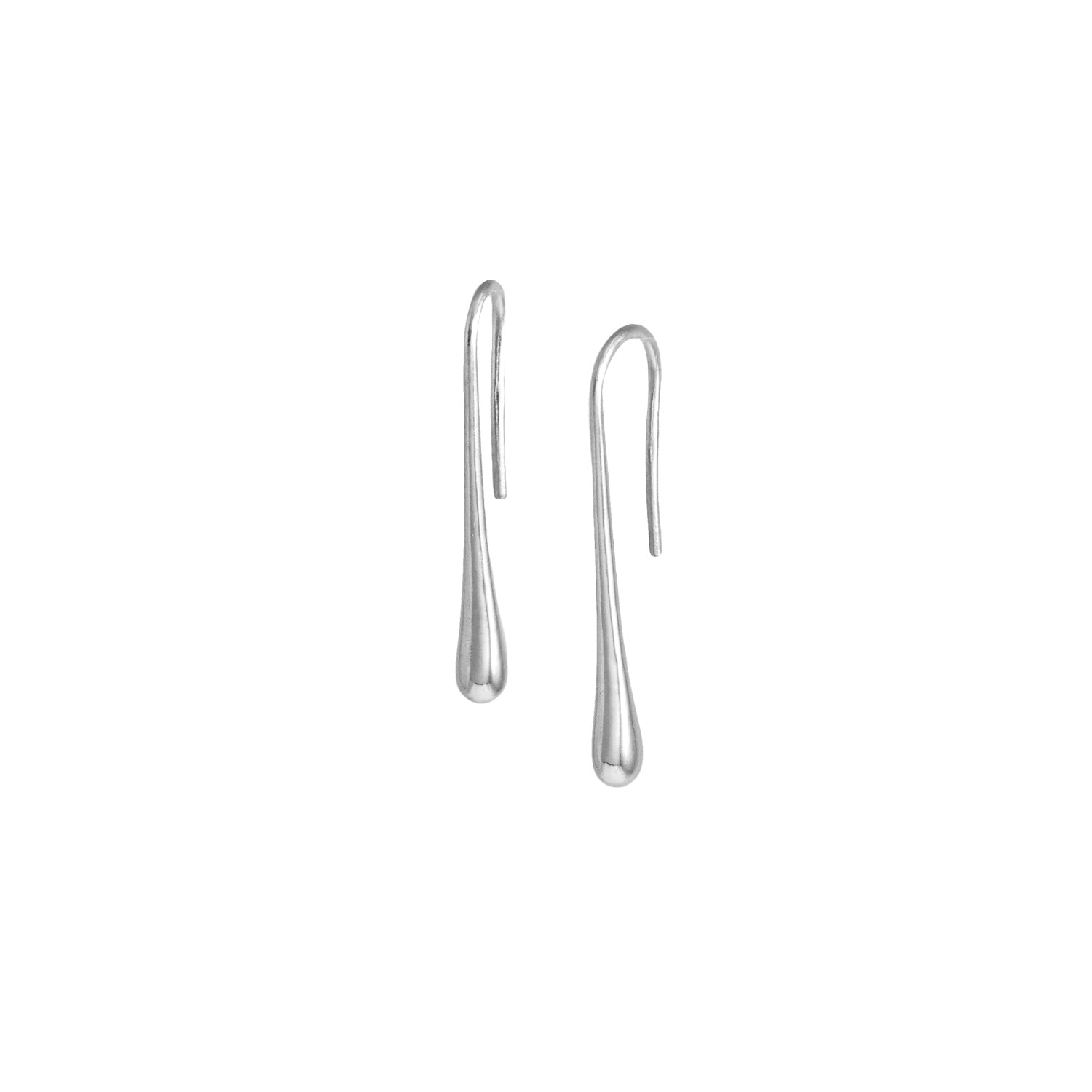 Women’s Droplet Sterling Silver Earrings Marie June Jewelry