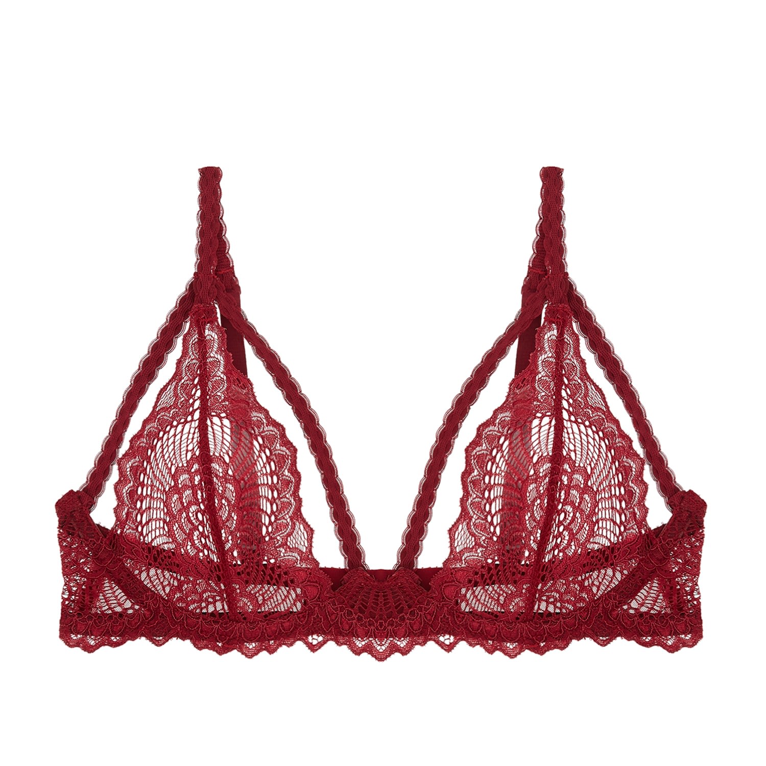 Journelle Natalia Underwire Bra In Red