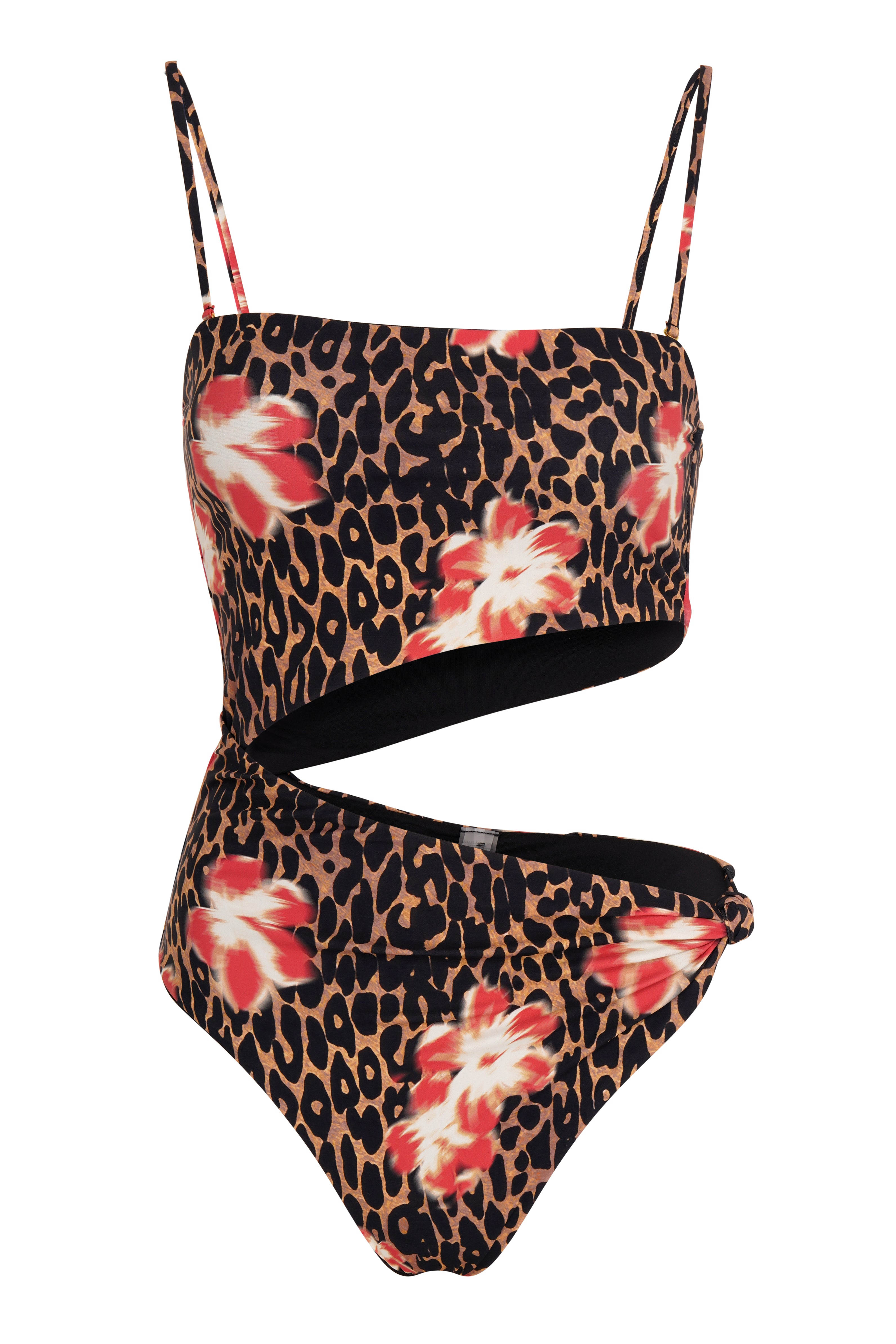 Wild Lovers London Women's Black / Brown Oasis Swimsuit In Black/brown
