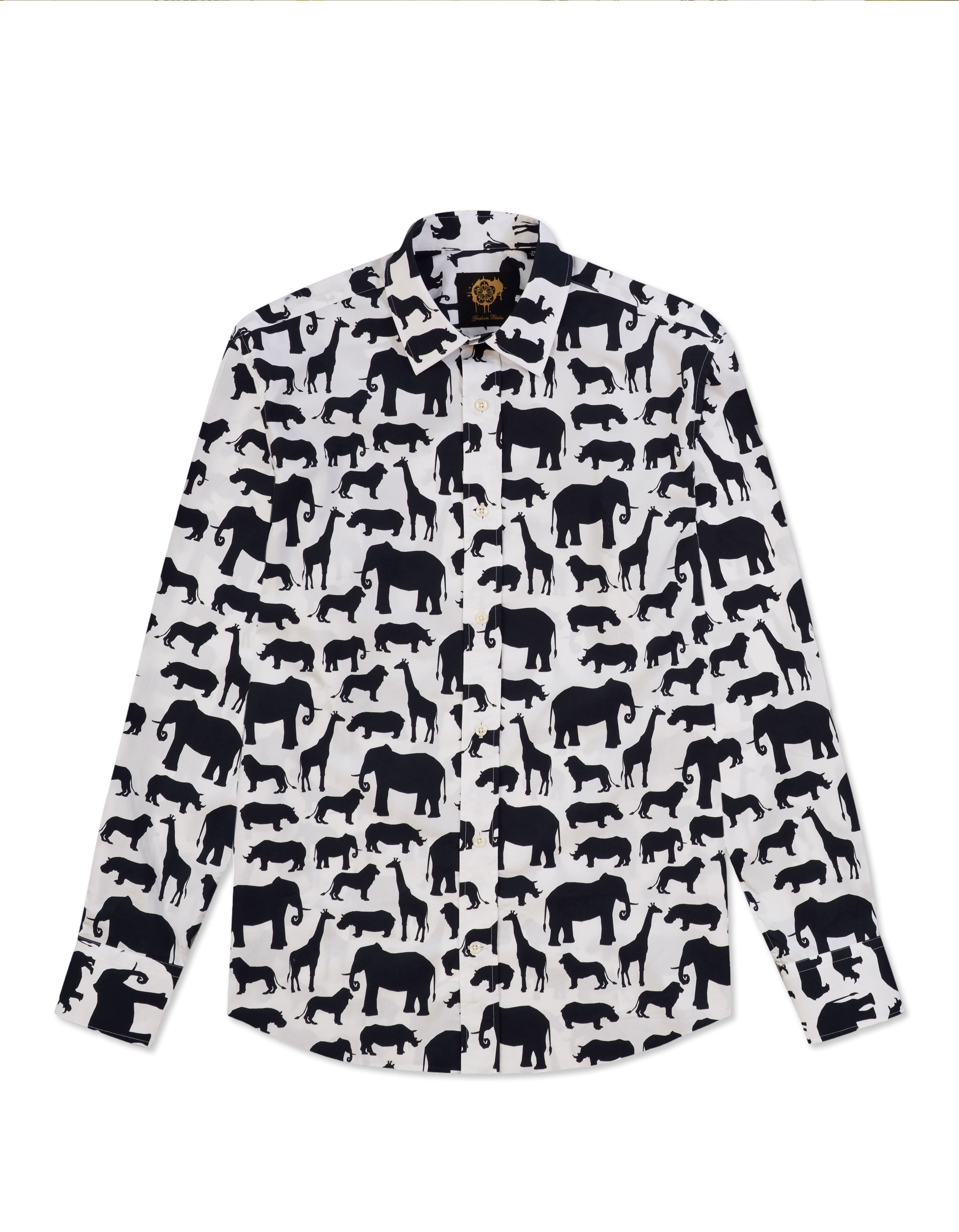Gresham Blake Men's Black / White The Big 5 Shirt