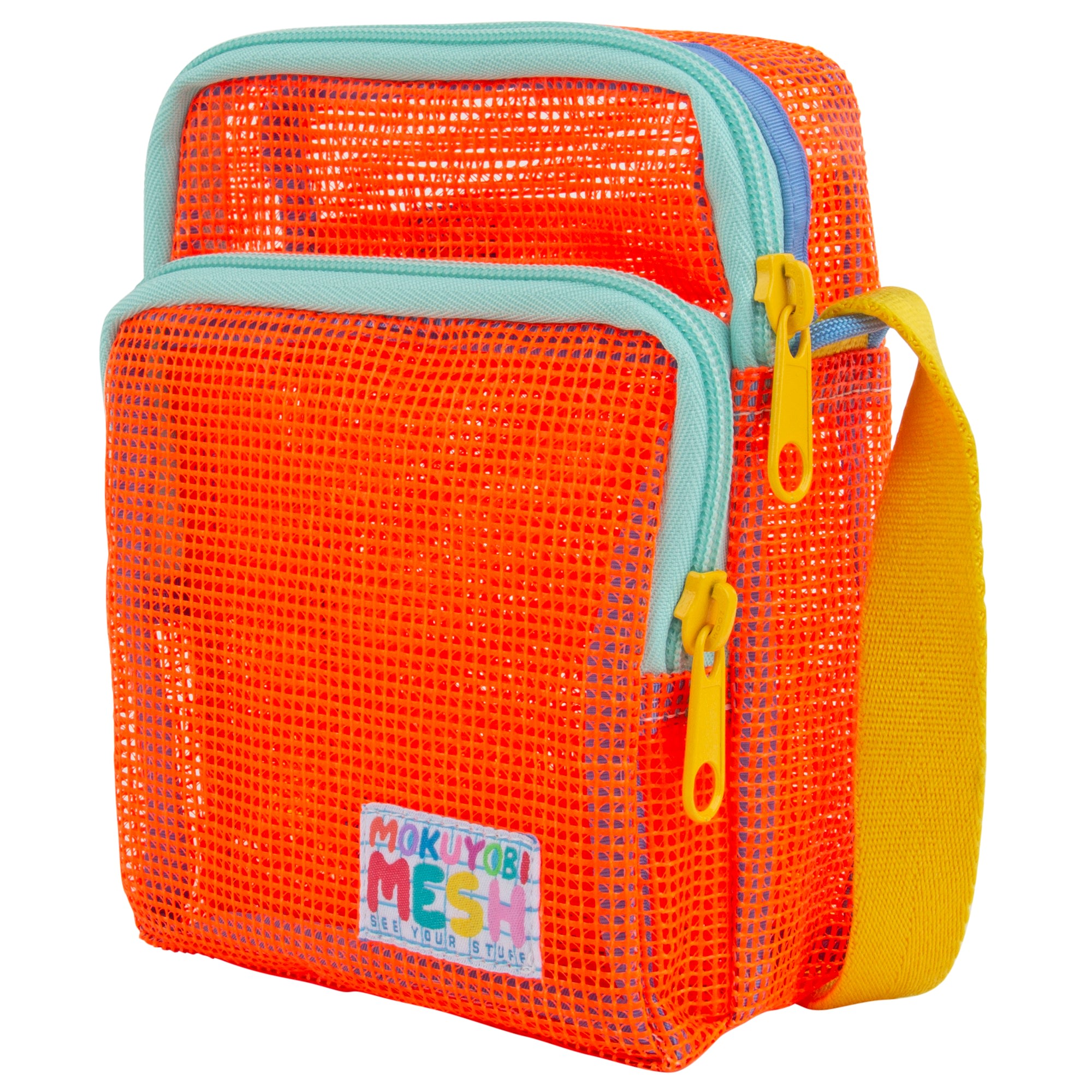 Mokuyobi Women's Yellow / Orange Tiger Mesh Sidekick Sling In Yellow/orange