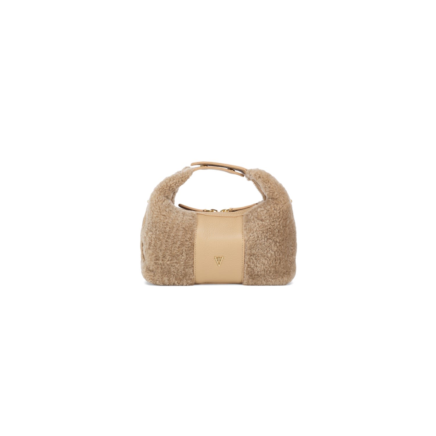 Women’s Neutrals Mini Croissant Shearling Biscuit Hiva Atelier