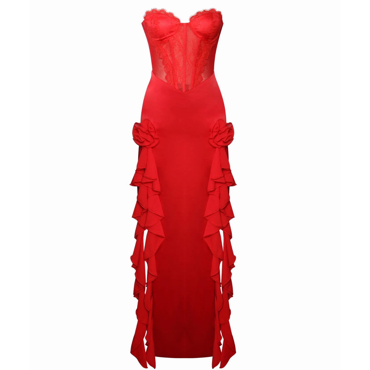 wolf and badger satin dress Women's Neutrals Satin Dresses
