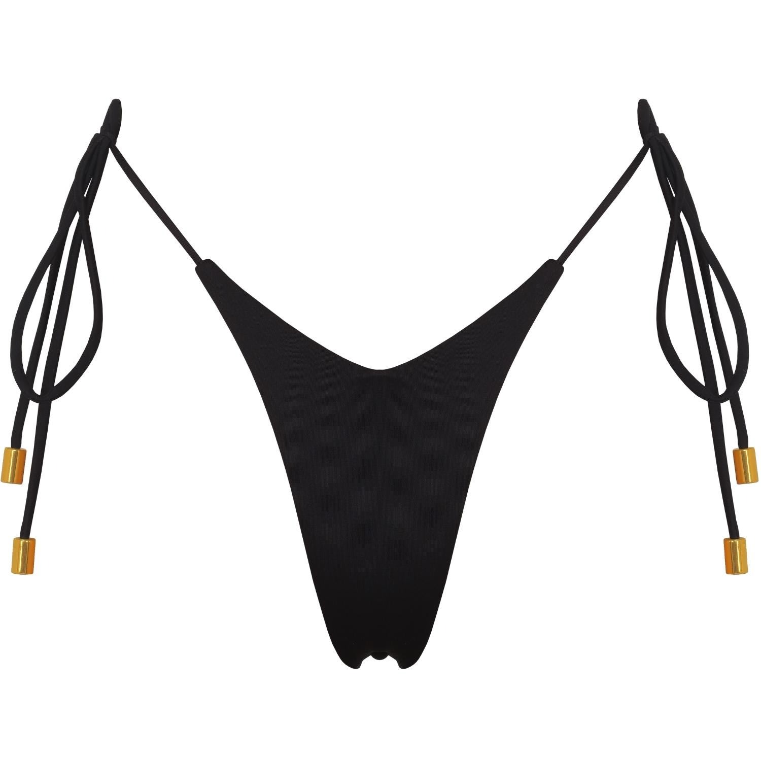 Antoninias Women's Molly Double Layered Seamless Bikini Bottoms In Black In Black