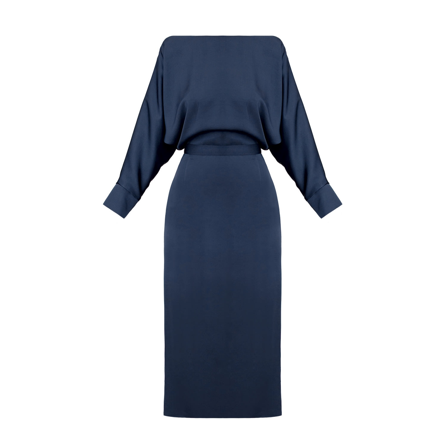 Undress Women's Agalia Royal Blue Off-the-shoulder Midi Dress In Blue