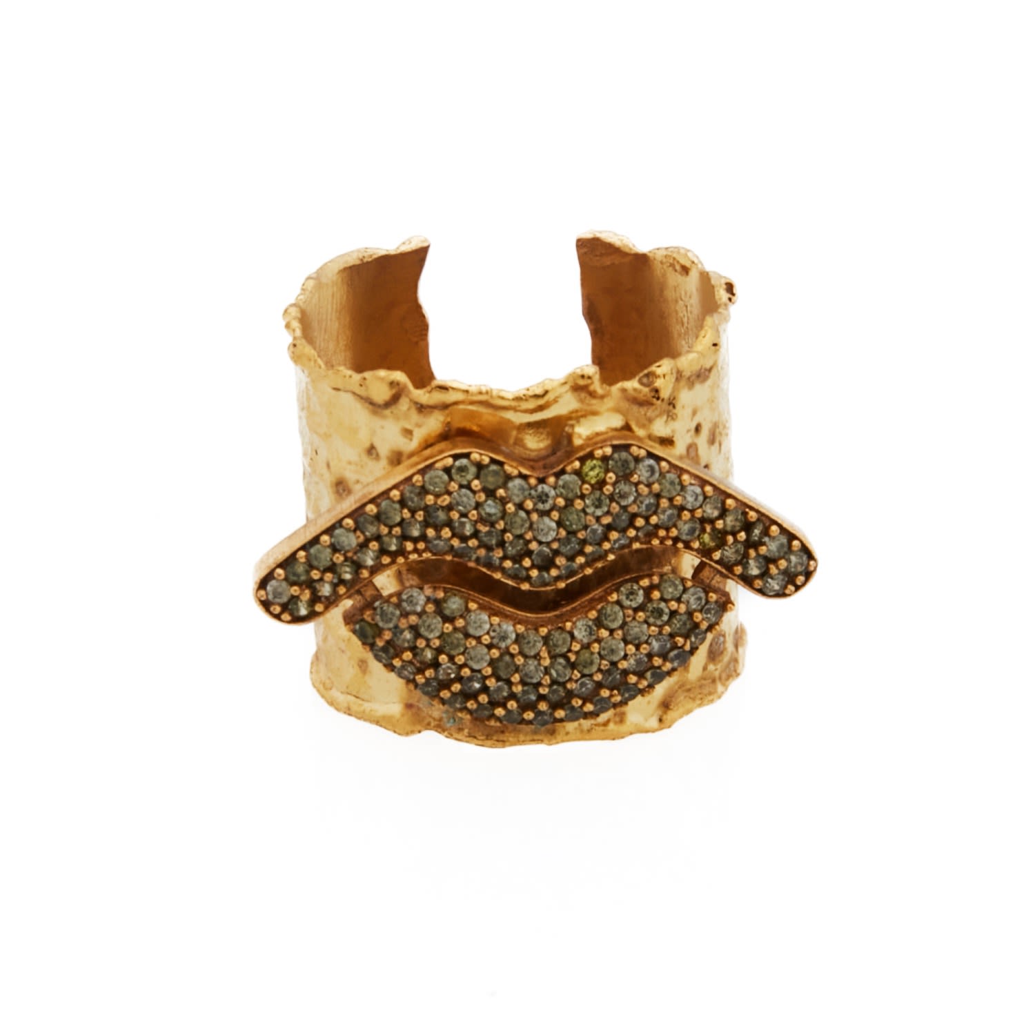 Women’s Salty Kiss Ring Gold Serabondy