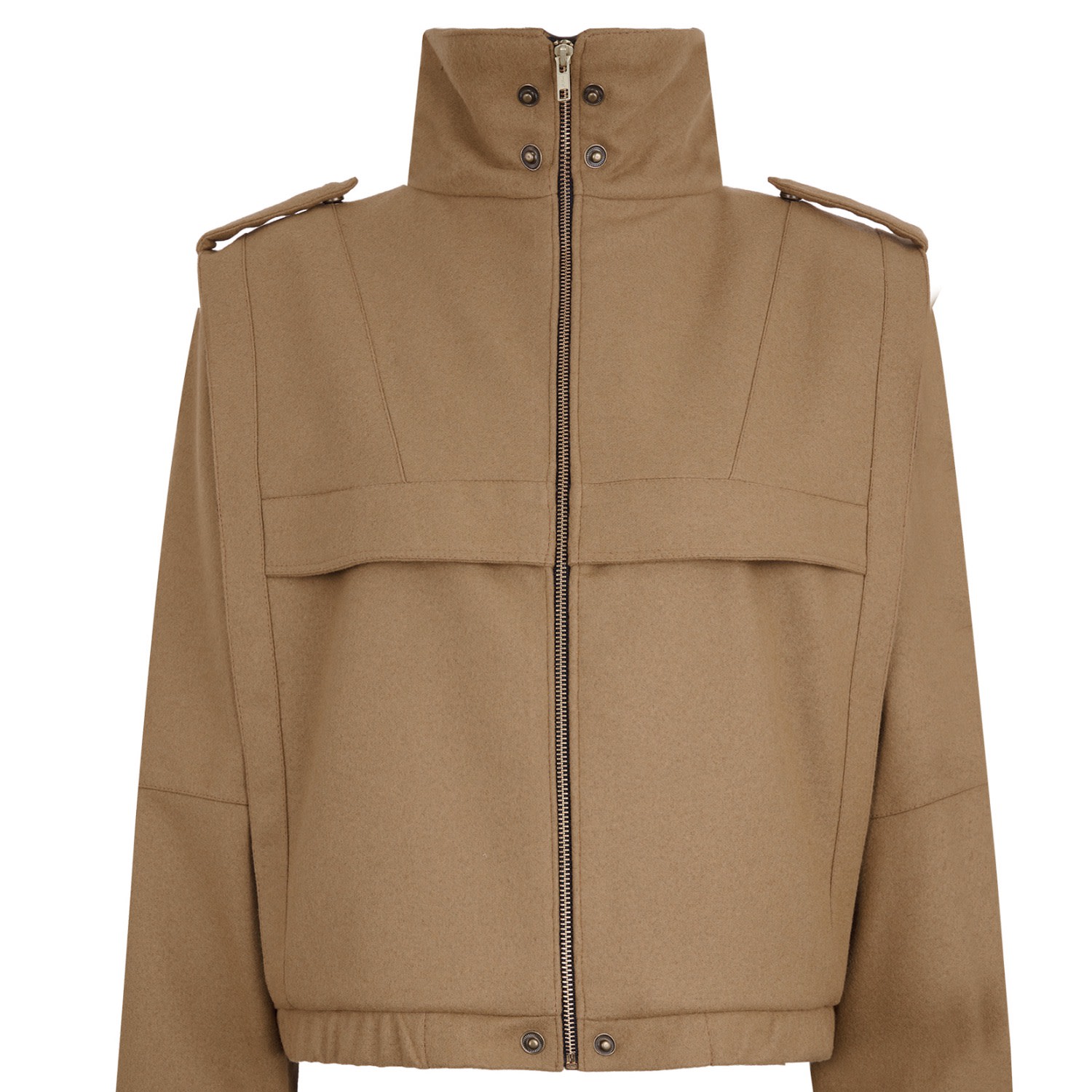 Lorena Saravia Women's Brown / Black / Gold Katy Wool Jacket In Multi