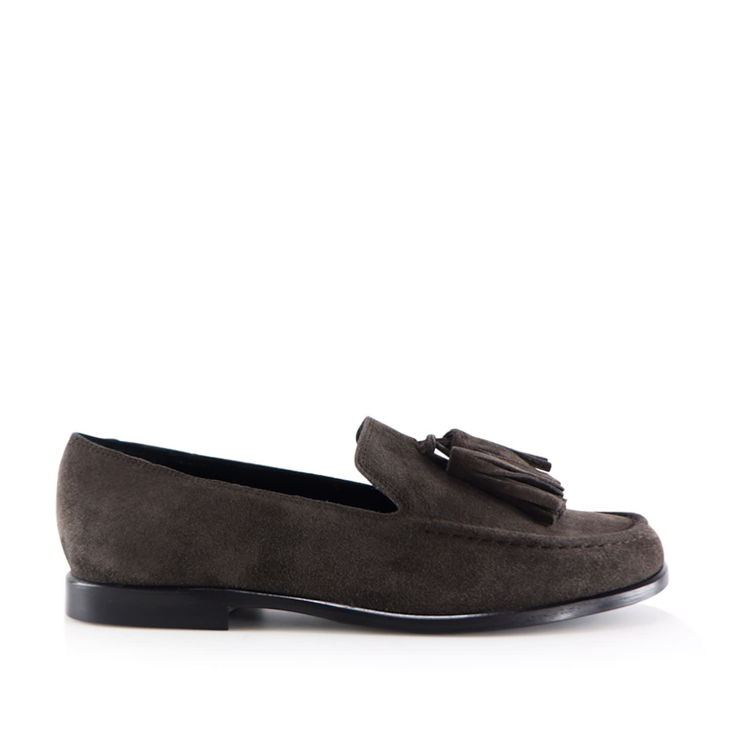 Notabene Women's Selva Loafers, Dark Brown Suede