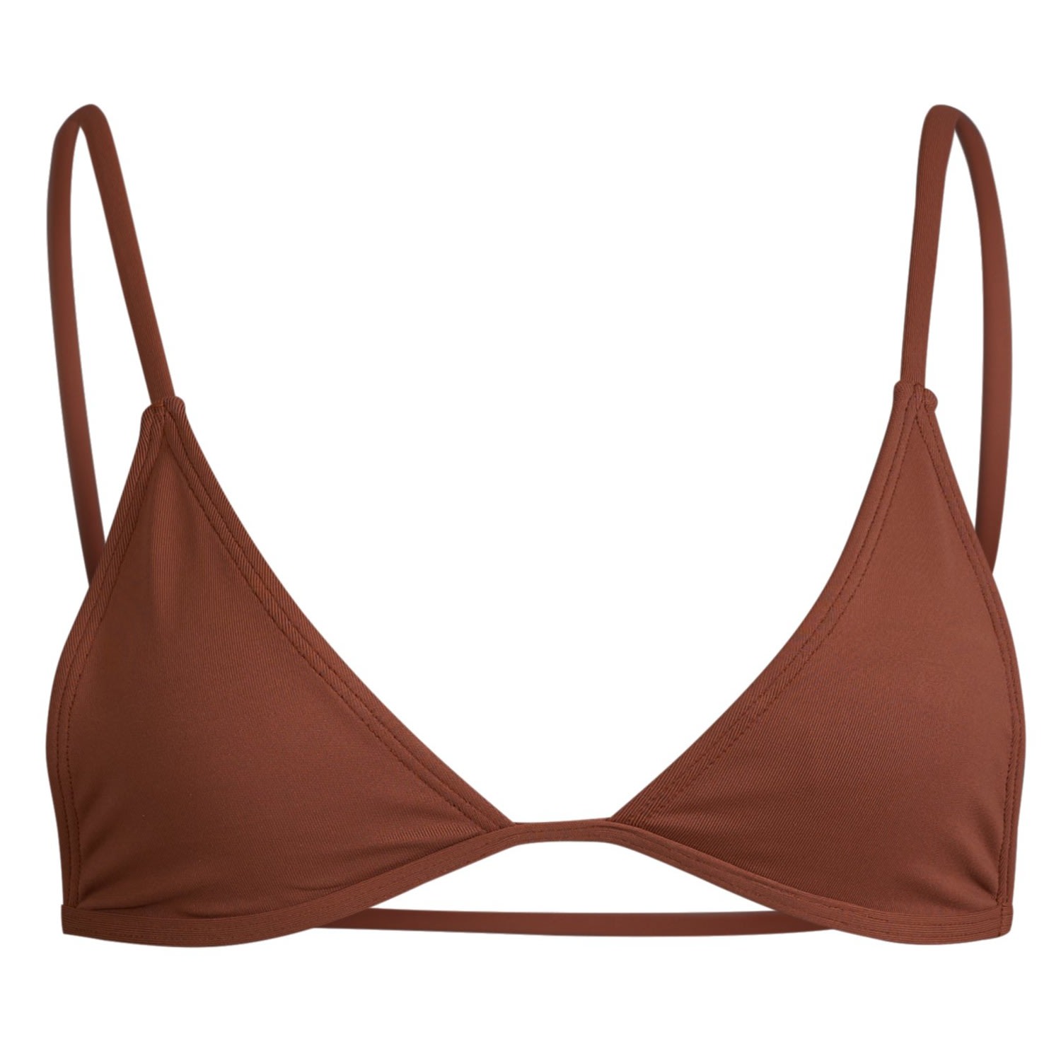 Minimale Animale Women's Lucid Bijou Bikini Top - Skinny Dip Brown In Brown