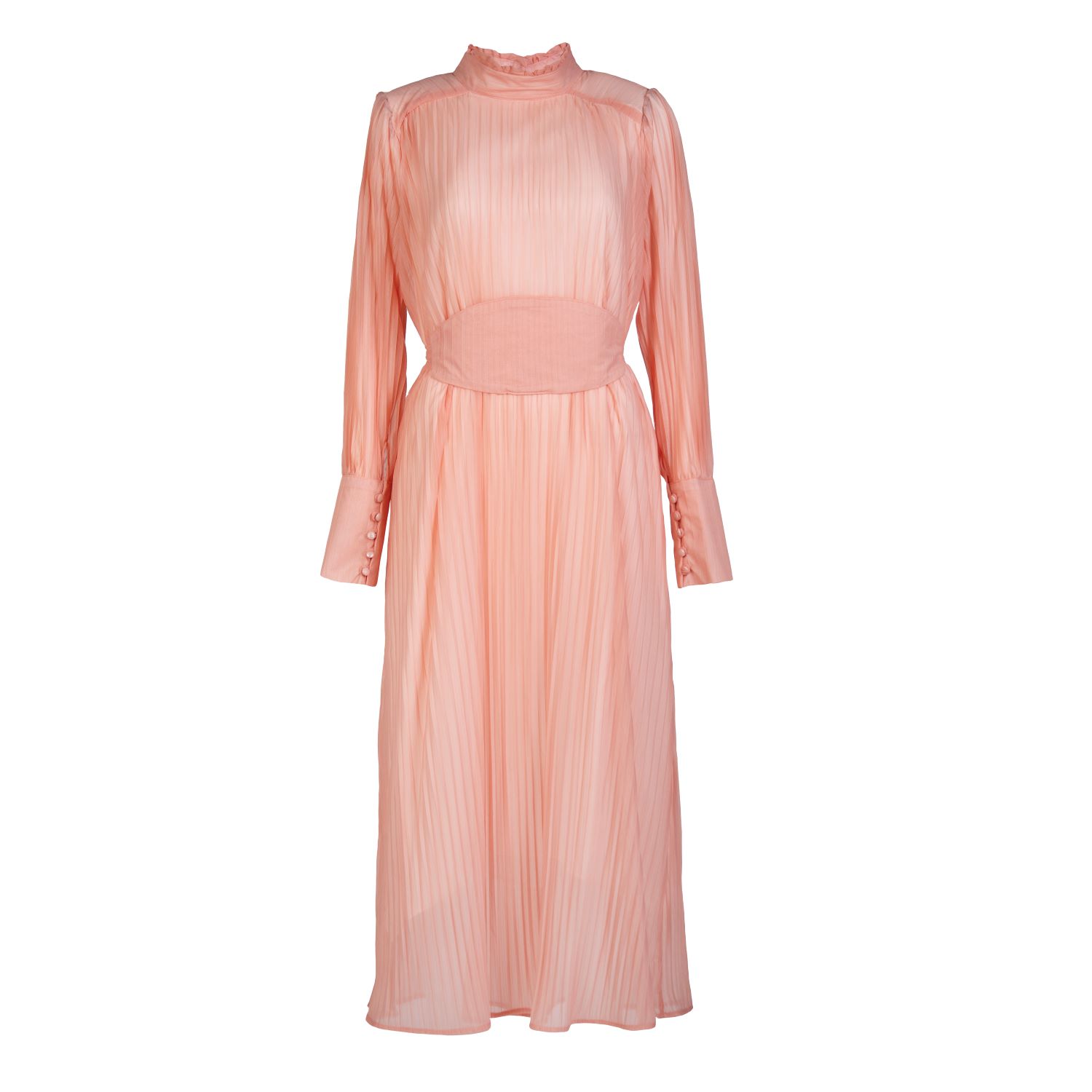 Numbat Women's Rose Gold Dorothy Vintage-inspired A Full Pleated Dress In Rose Gold