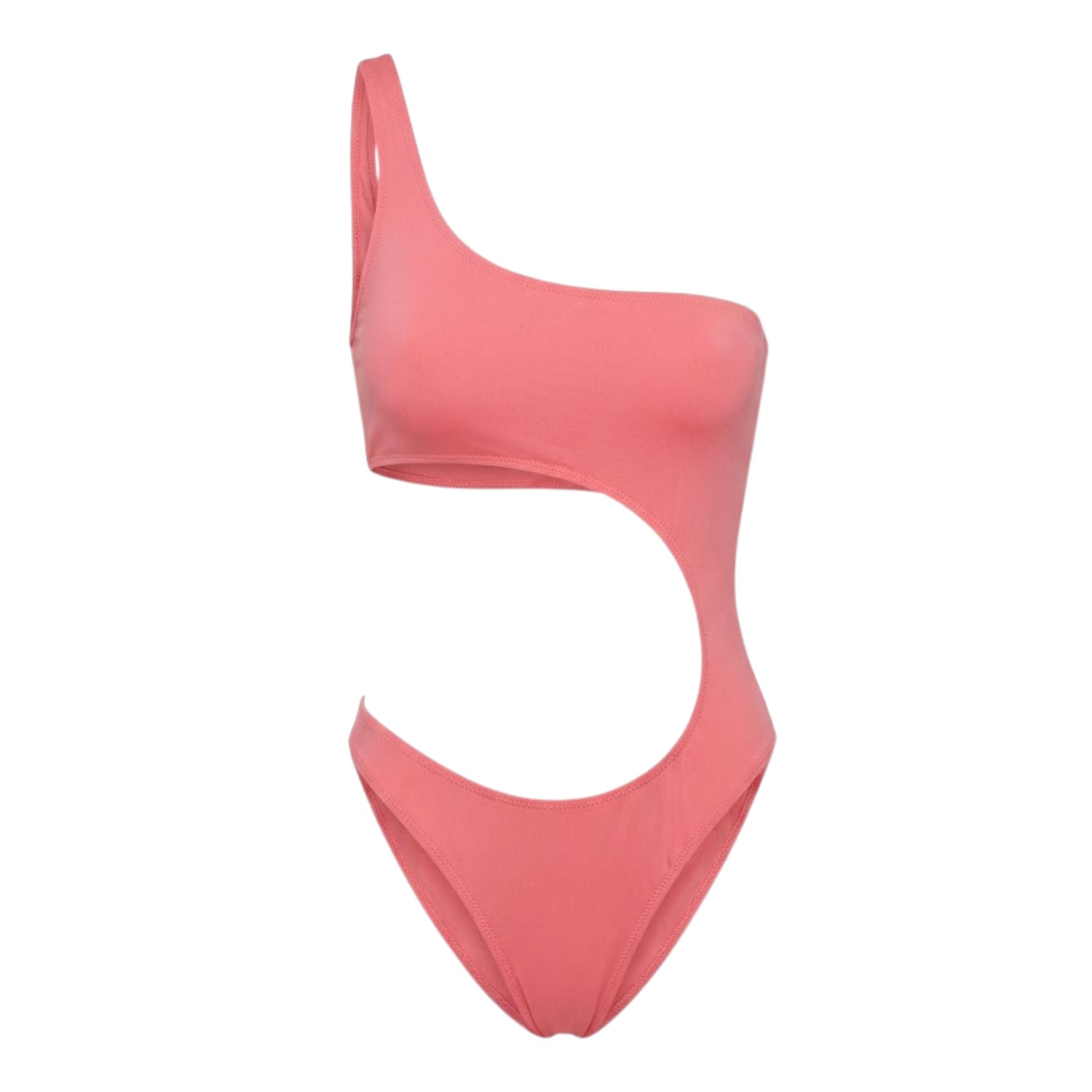 Women's 'Angelica' Hot Pink Cut Out Swimsuit - Sandia | Small | Acqua Pura