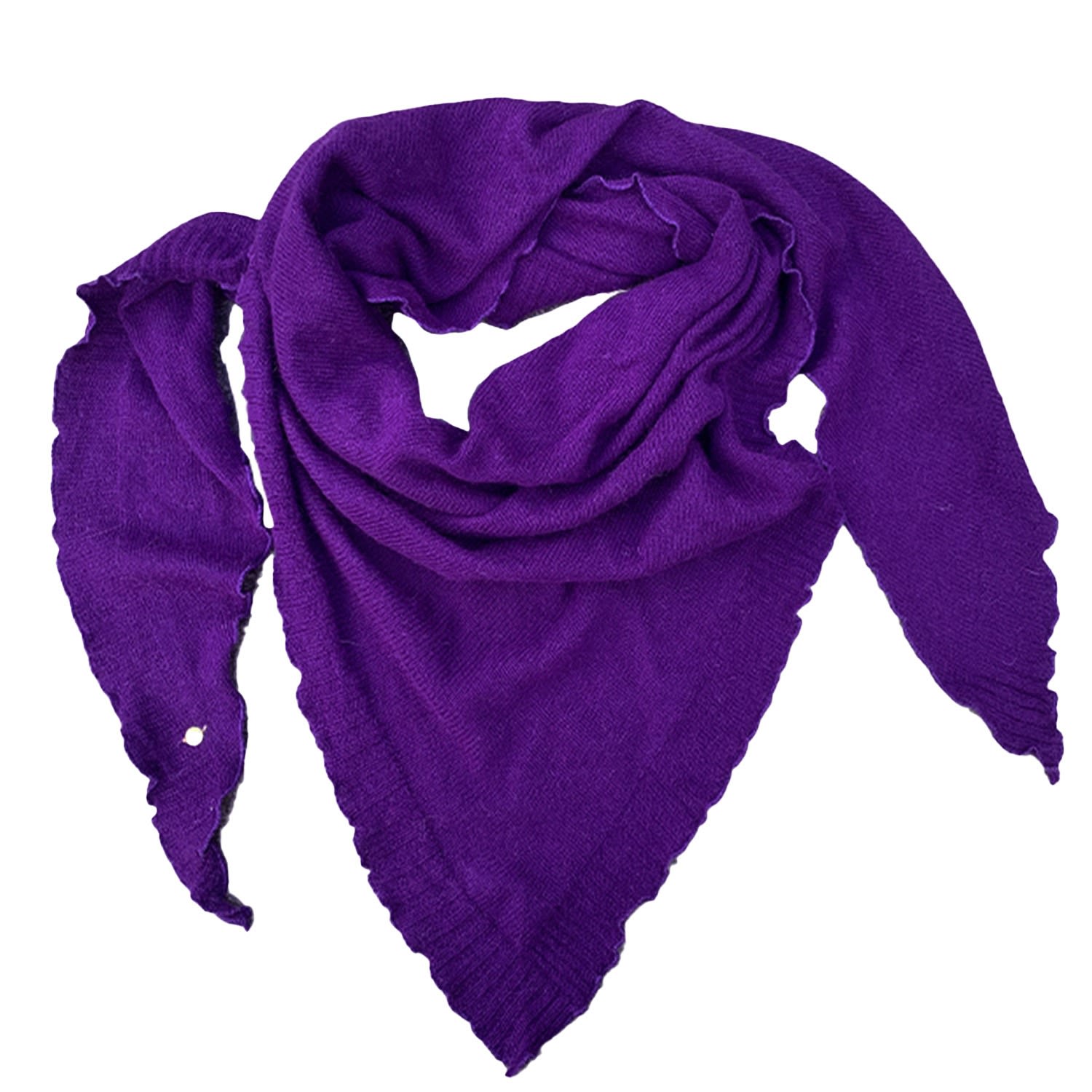Tirillm Women's Pink / Purple Palma Triangle Cashmere Scarf Bright Purple In Pink/purple