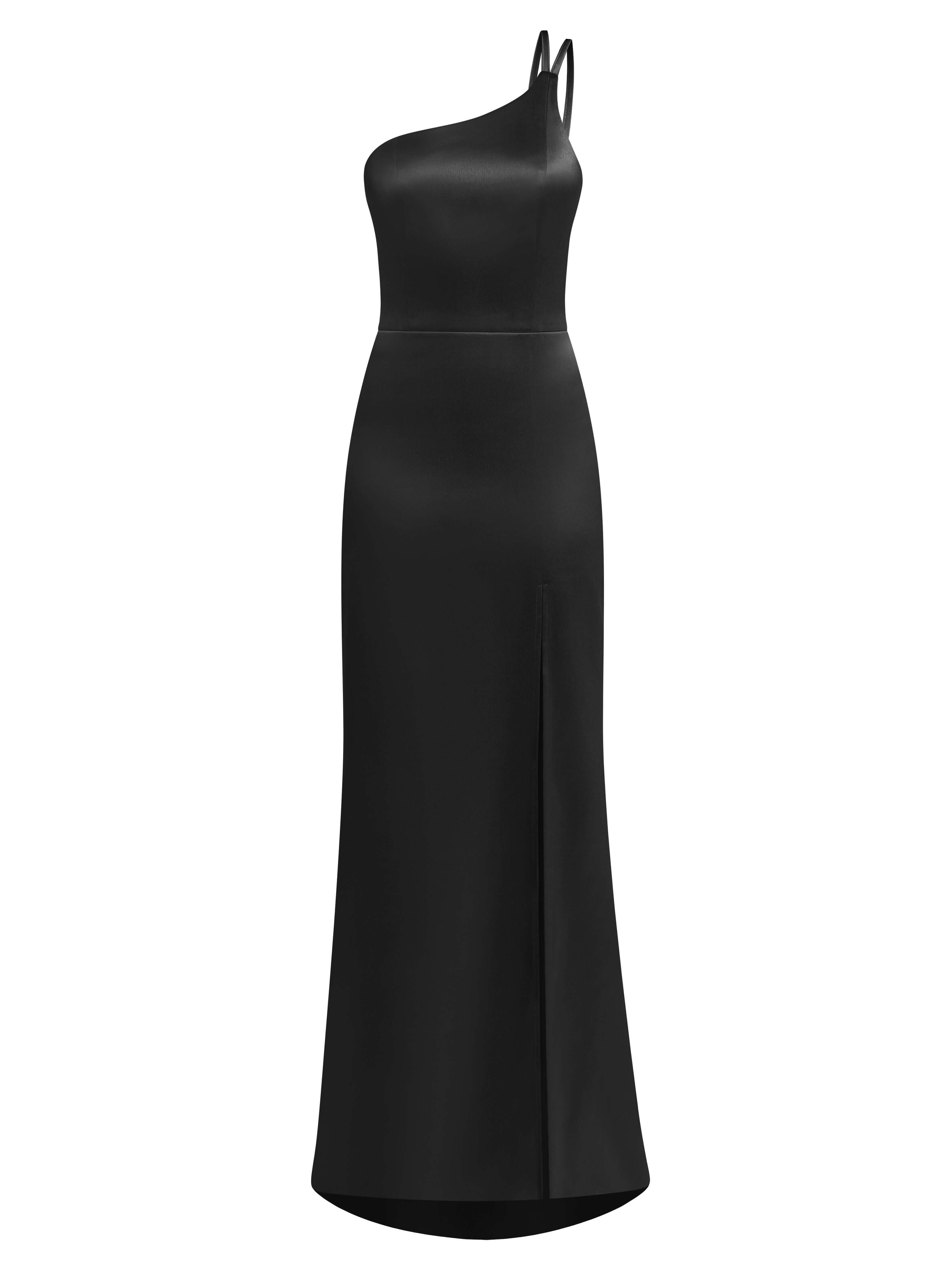 Women’s Goddess Of Love Long Gown - Black Small Tia Dorraine