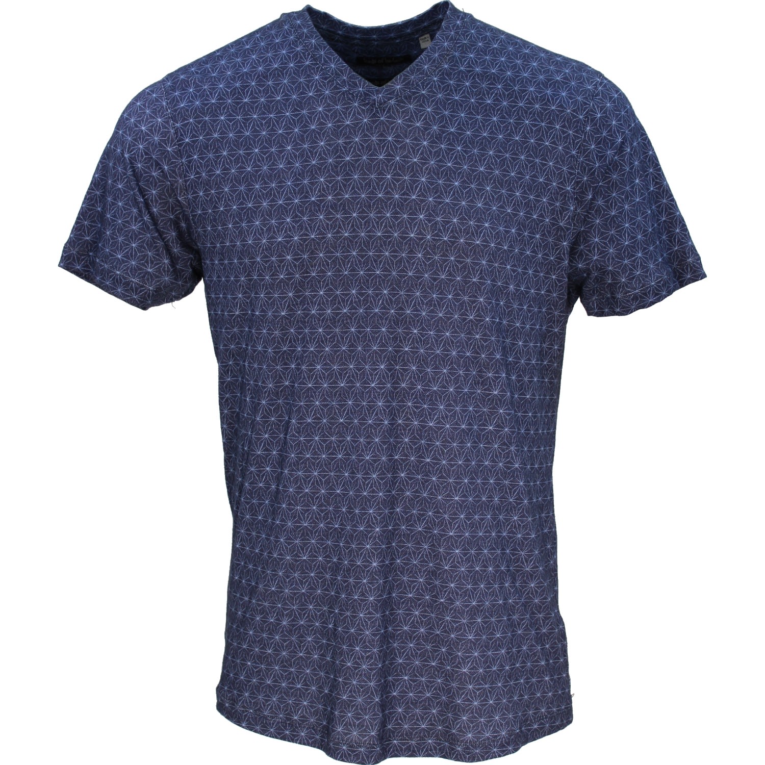 Men’s Blue Maze Star Geo Indigo Large Lords of Harlech