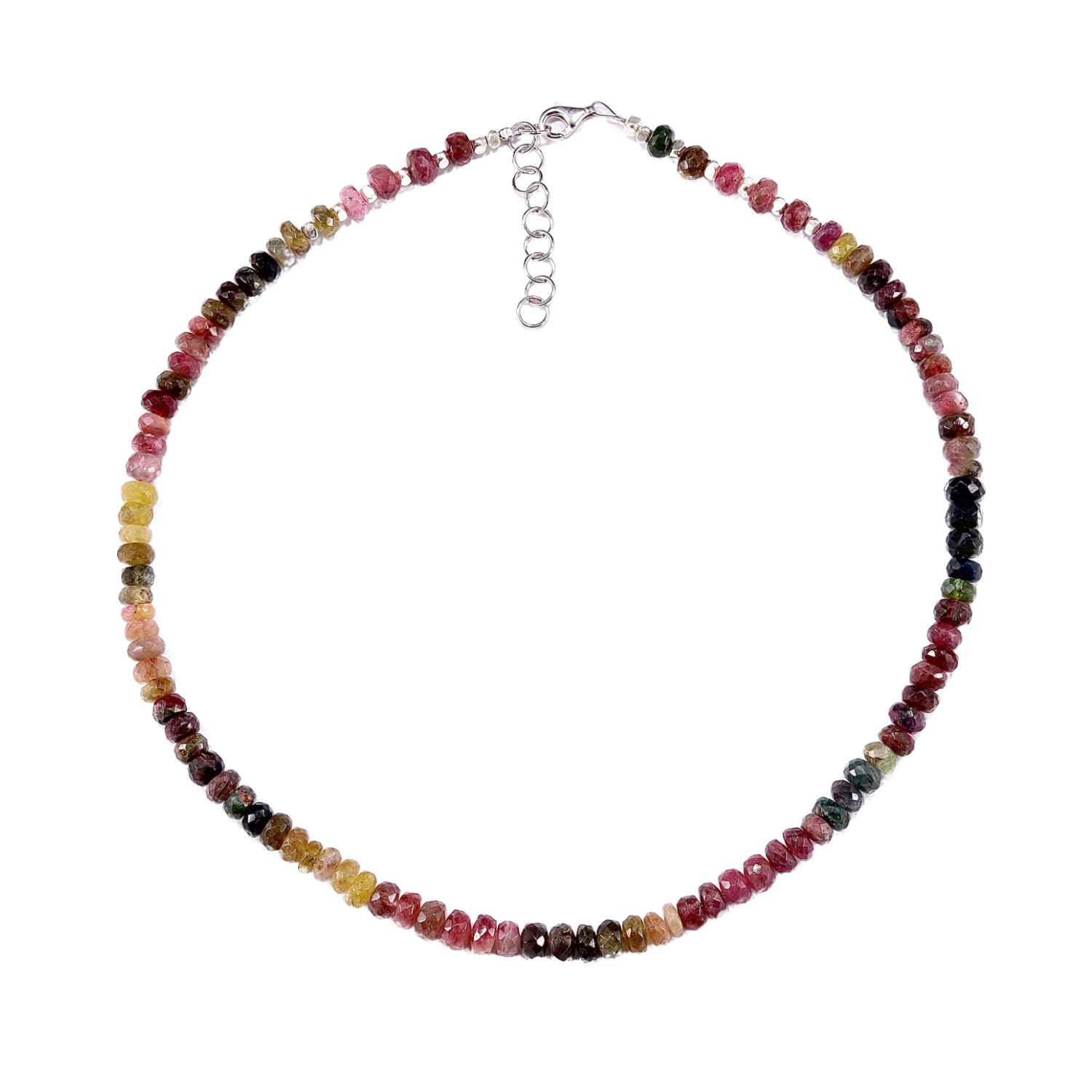 Mineralgems ✩ Studio Men's Yellow / Orange / Pink Multicolor Tourmaline Necklace