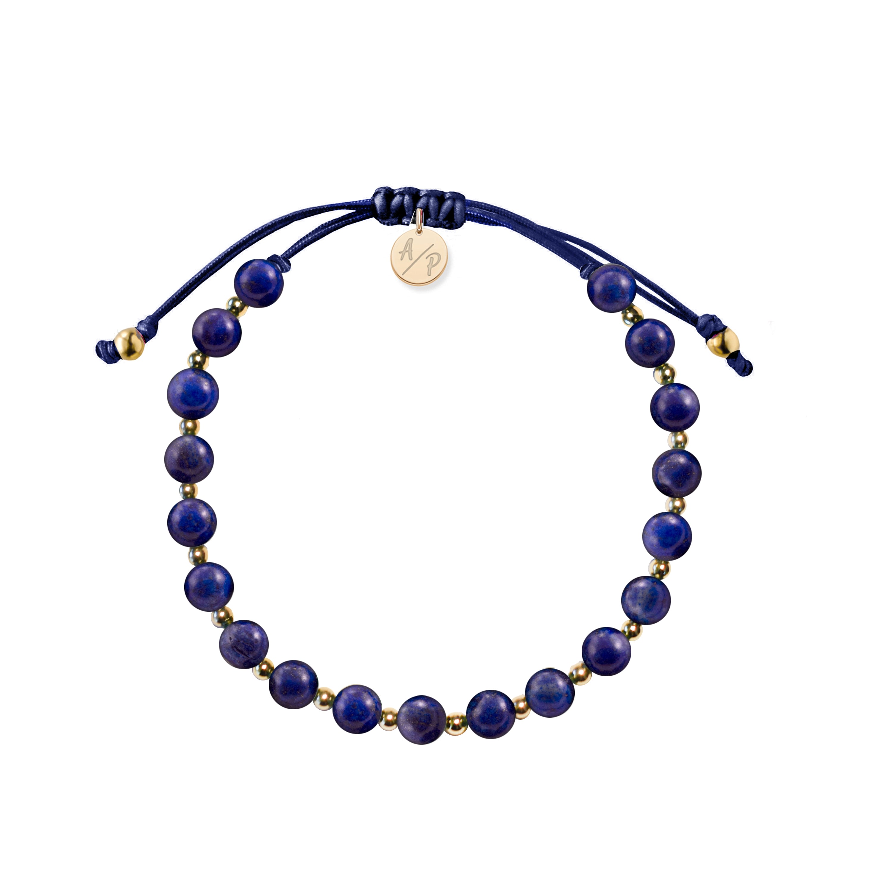 Men’s Lapis Bracelet - Gold Filled Adriana Pappas Designs