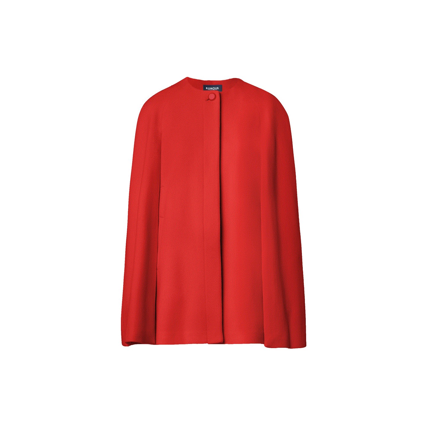 Women’s Cora Wool & Cashmere-Blend Cape Coat In Red Large Rumour London