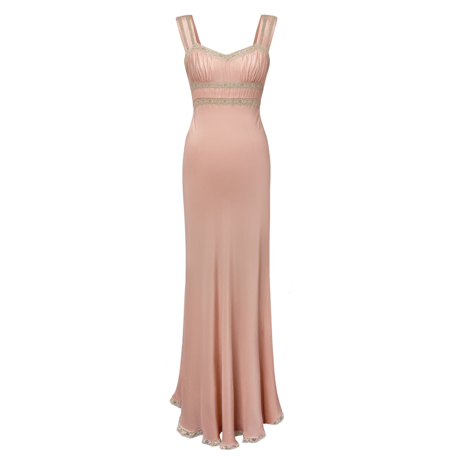 Women’s Rose Gold Calais Silk Slip Dress Extra Large Lily Phellera