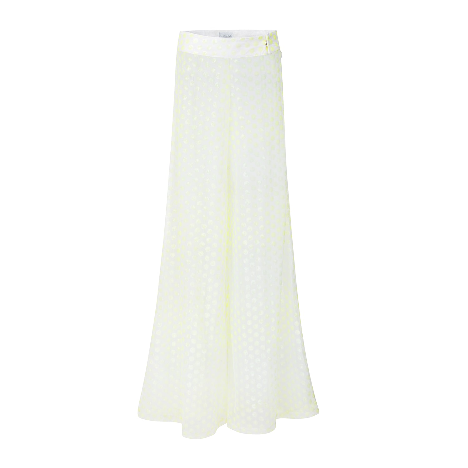 La Femme Mimi Women's Yellow / Orange / White Maxi Party Trouser In Yellow/orange/white