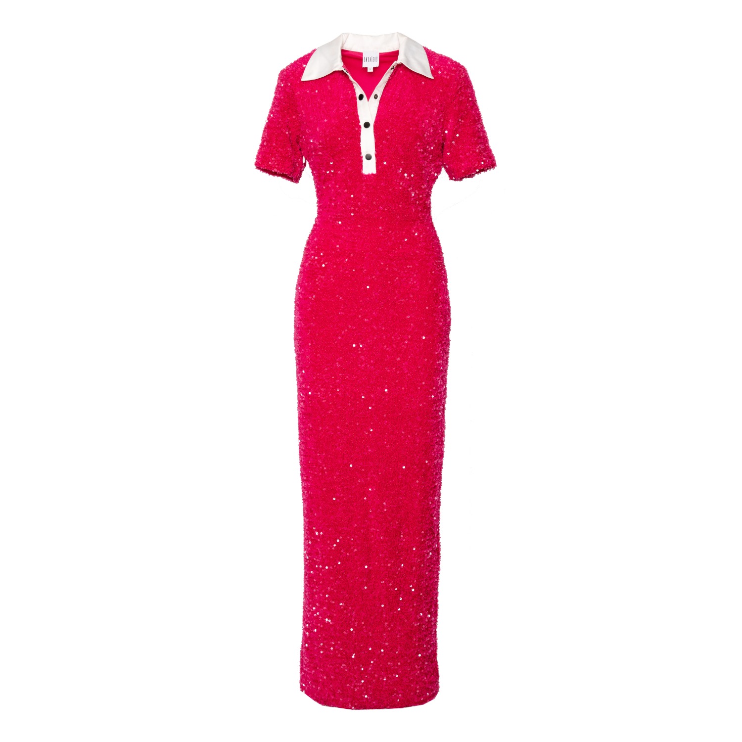 Ofuure Women's Pink / Purple Daya Sequin Maxi Dress In Pink Fuchsia In Pink/purple