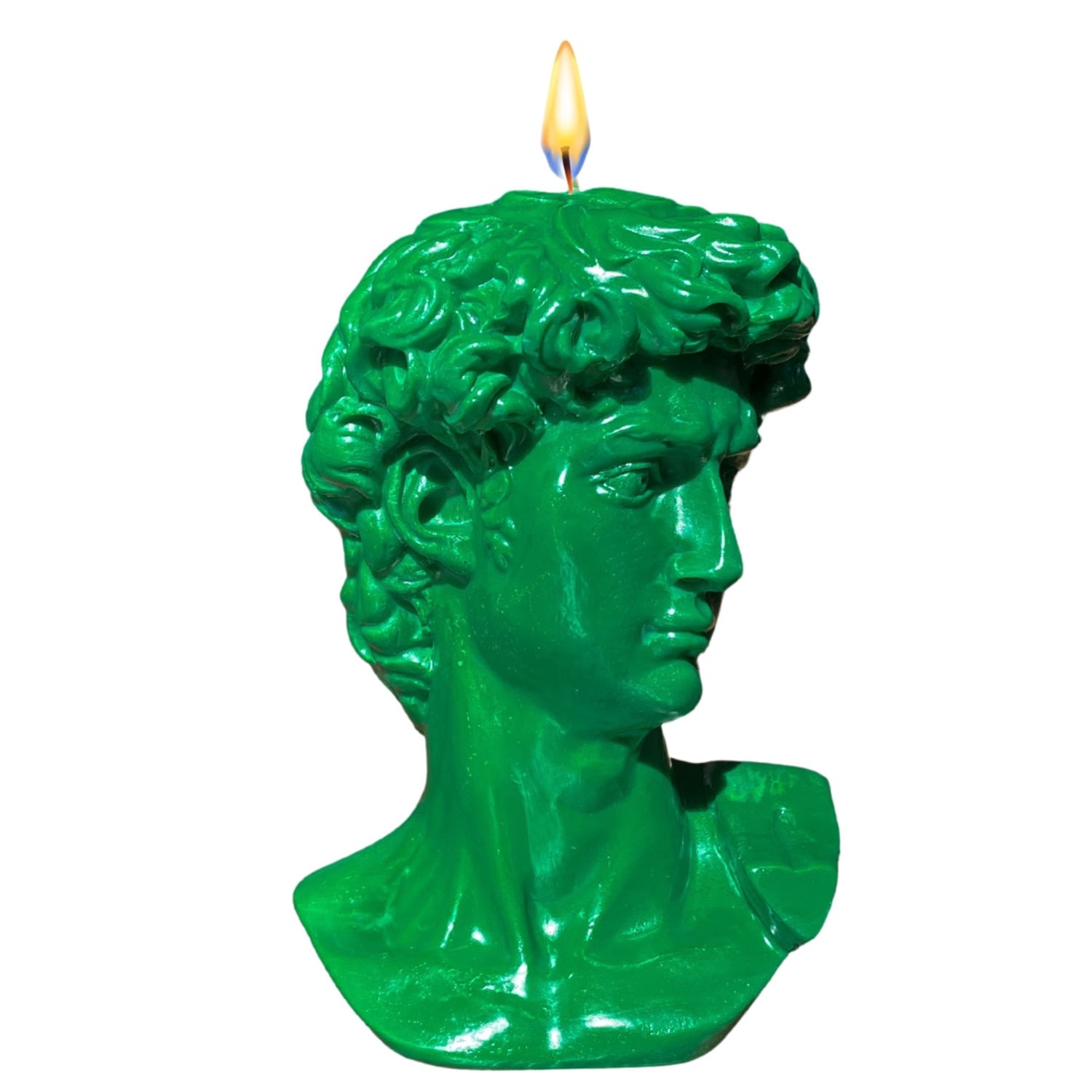 Neos Candlestudio David Candle - Emerald Green