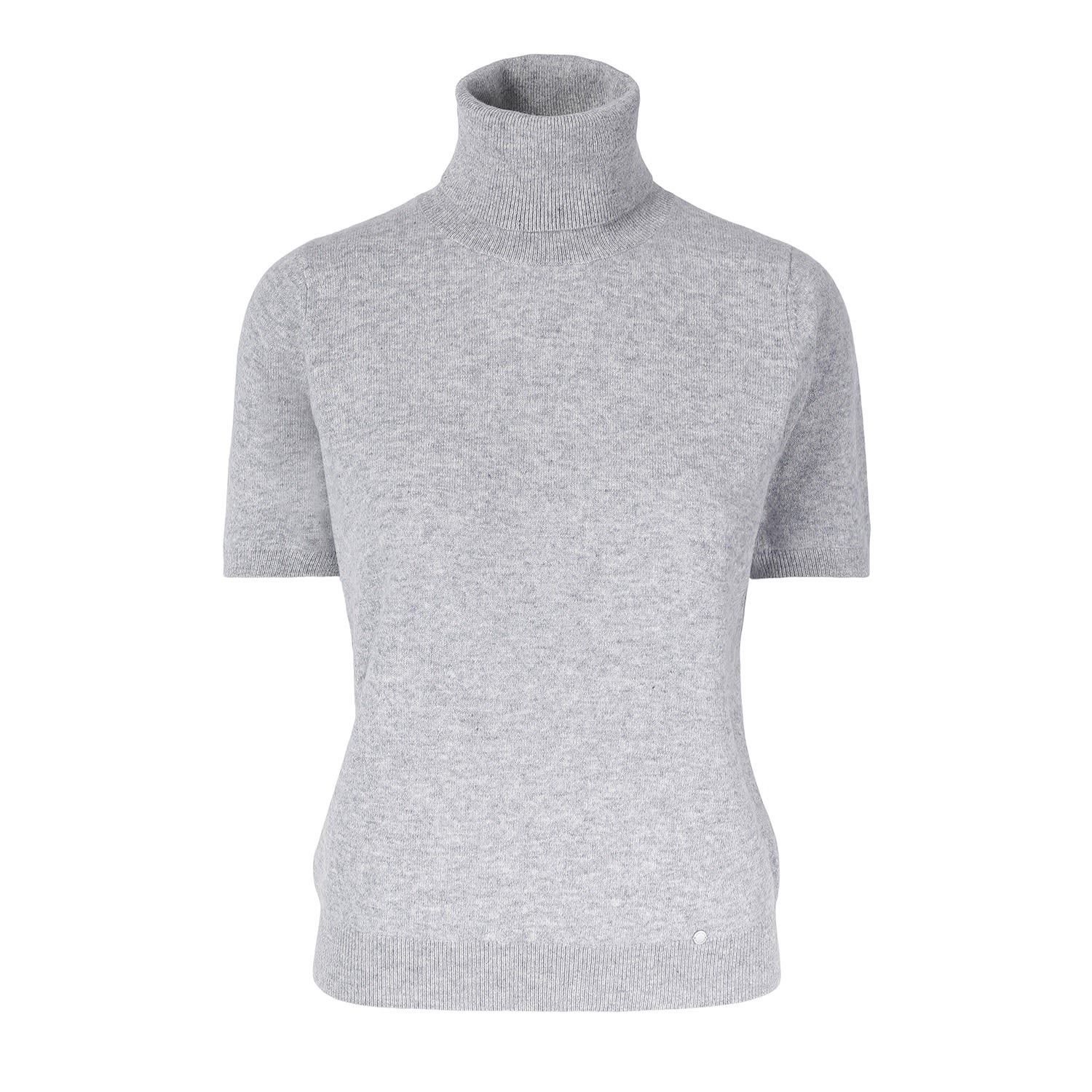 Women’s "Alexa" Short Sleeve Turtle Pullover - Grey Small Tirillm