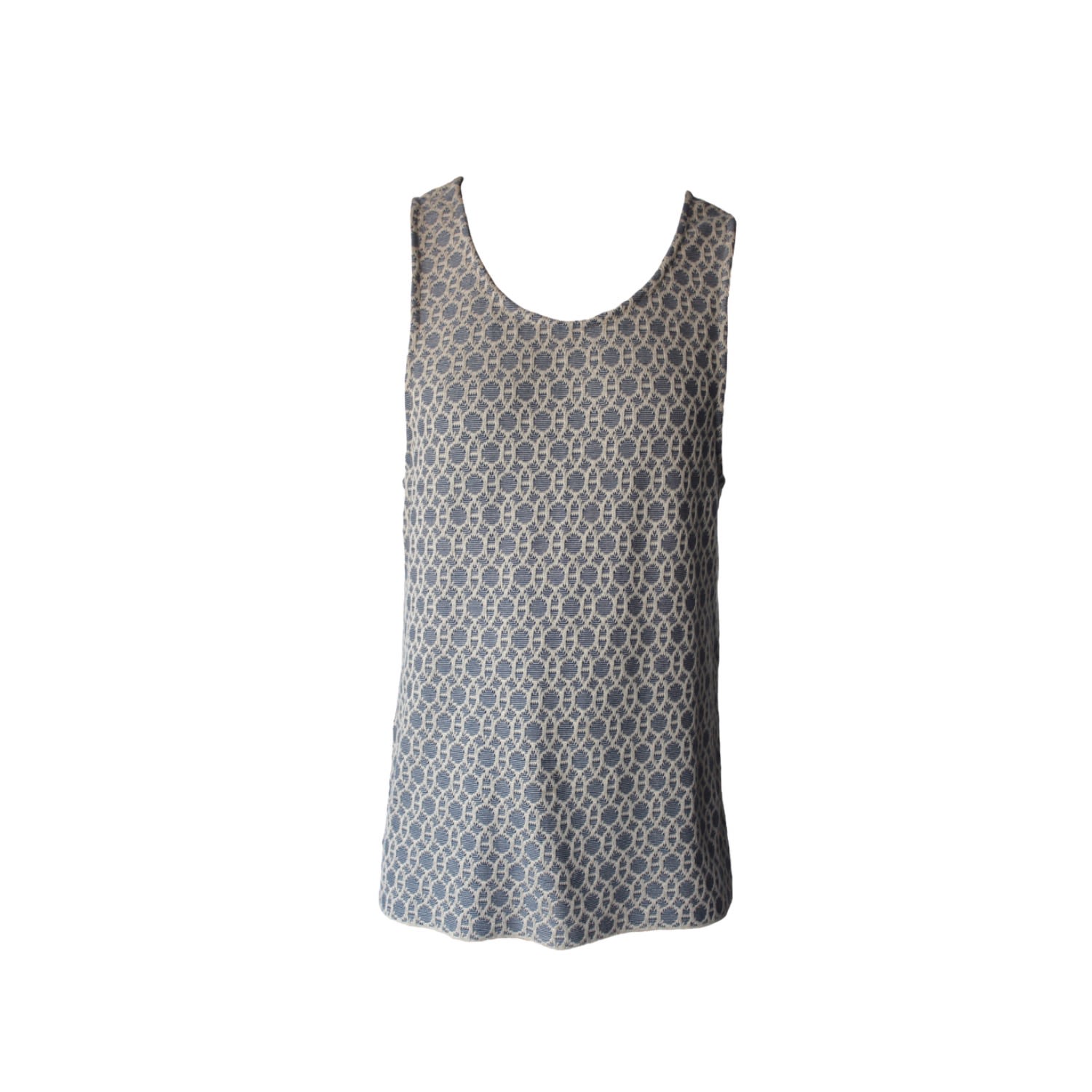 Maria Aristidou Men's Blue / Neutrals Apollo Tank Top In Blue