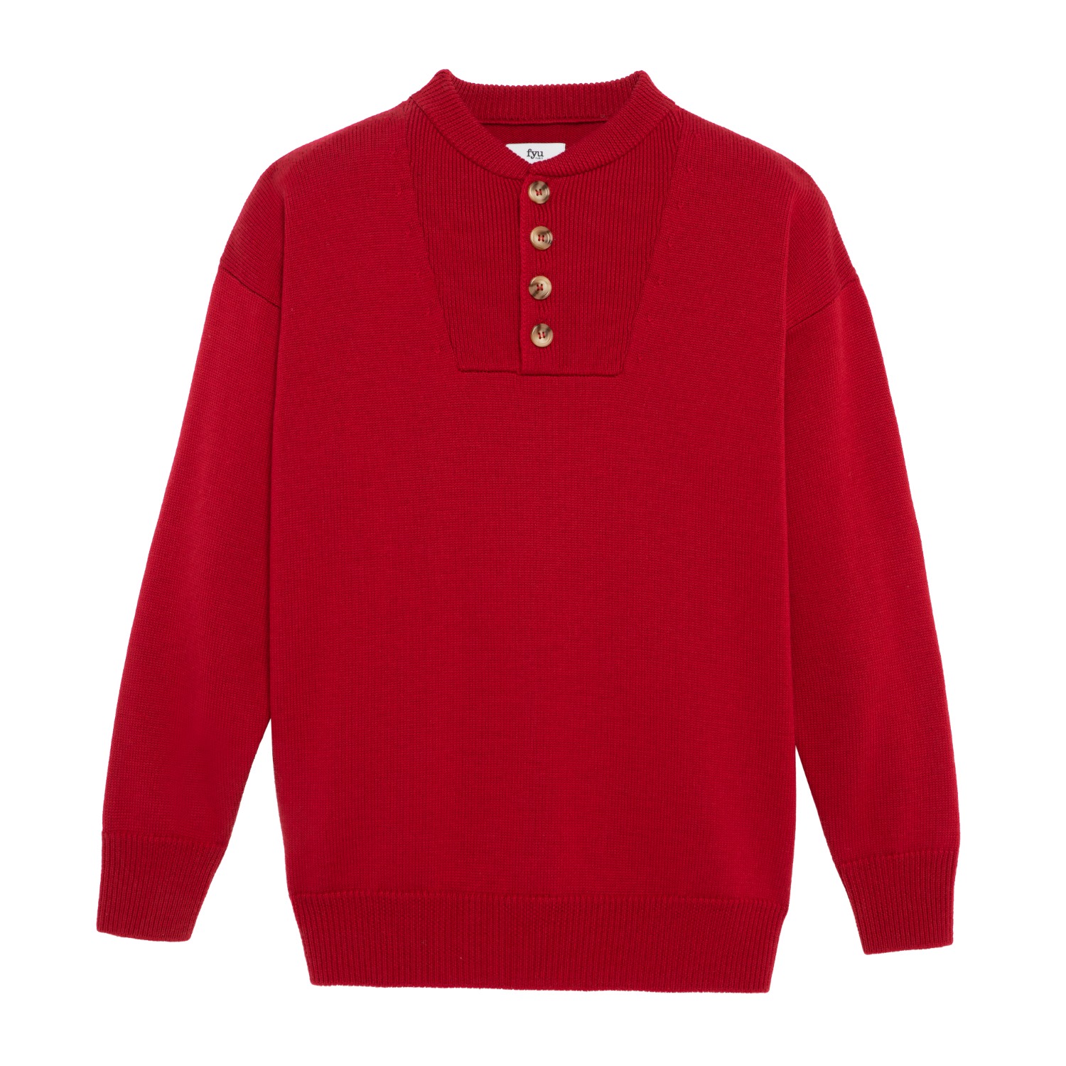 Men’s Jackson Pullover - Red Large Fyu Paris