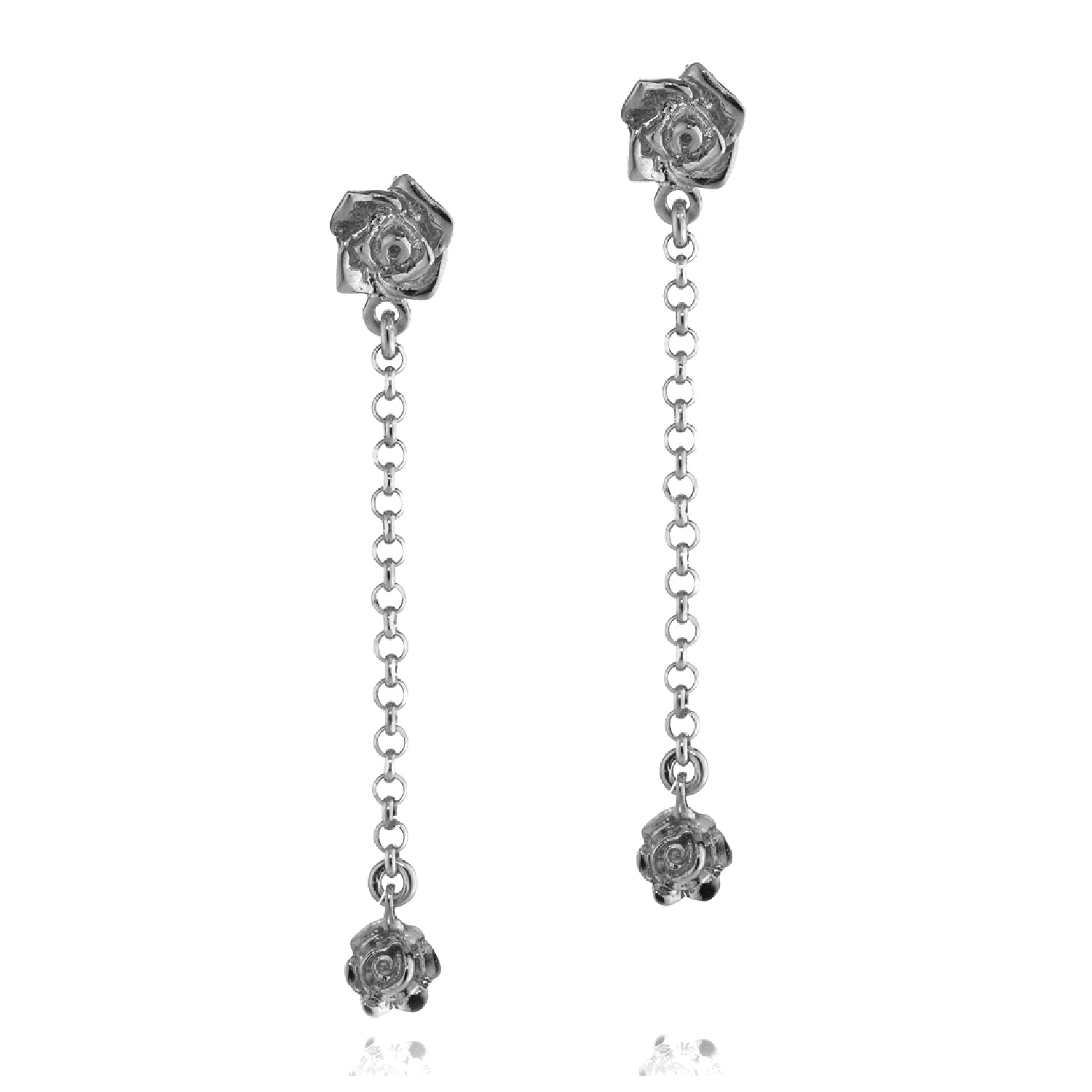 Women’s Rosas Unaloe Earrings Silver