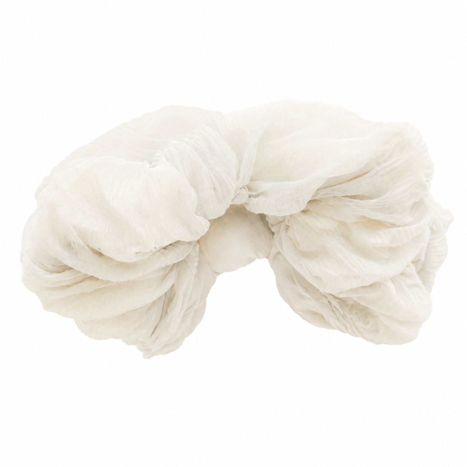 Women's White Cloud Sculptural Headpiece | Small | Miro Misljen