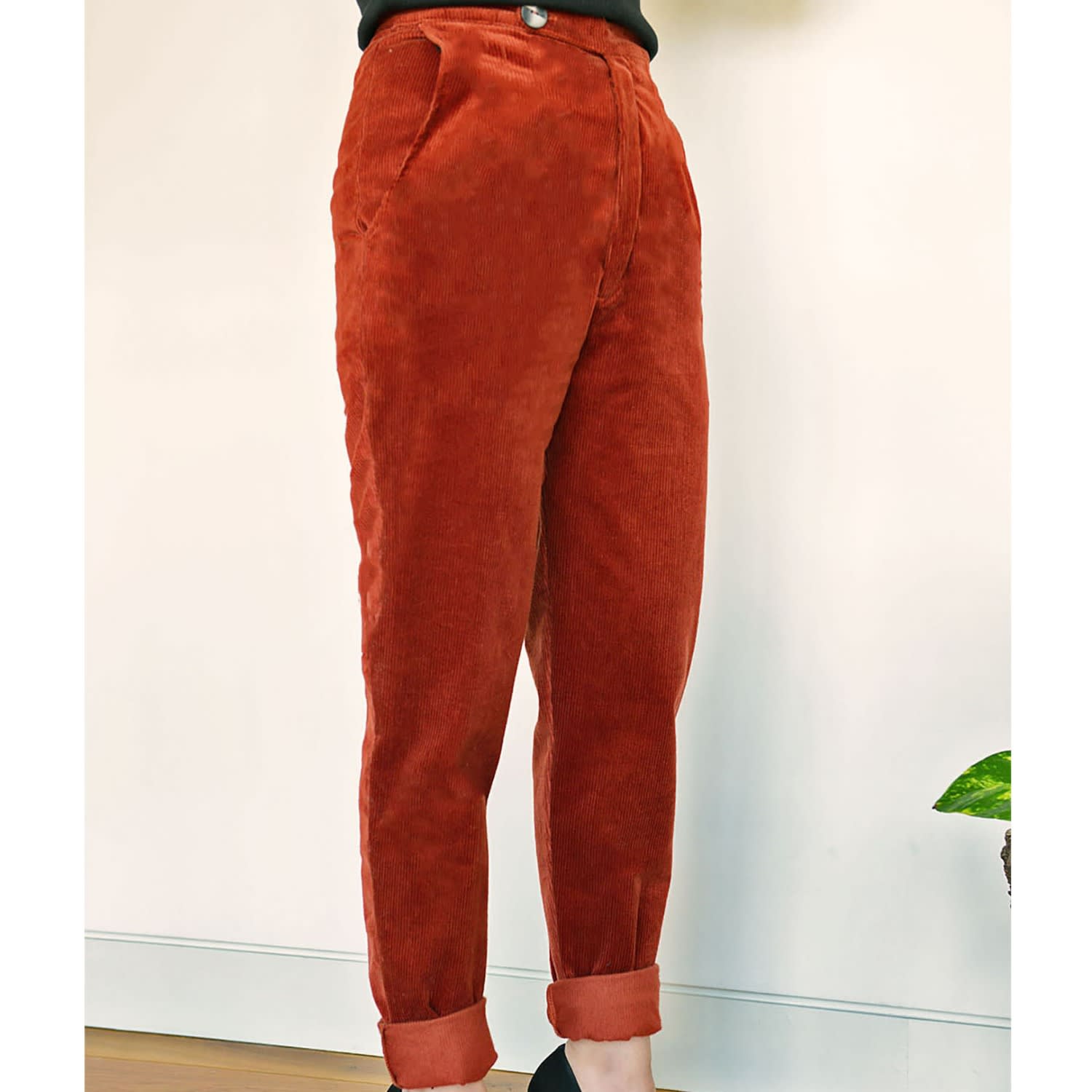 rusty corduroy pants