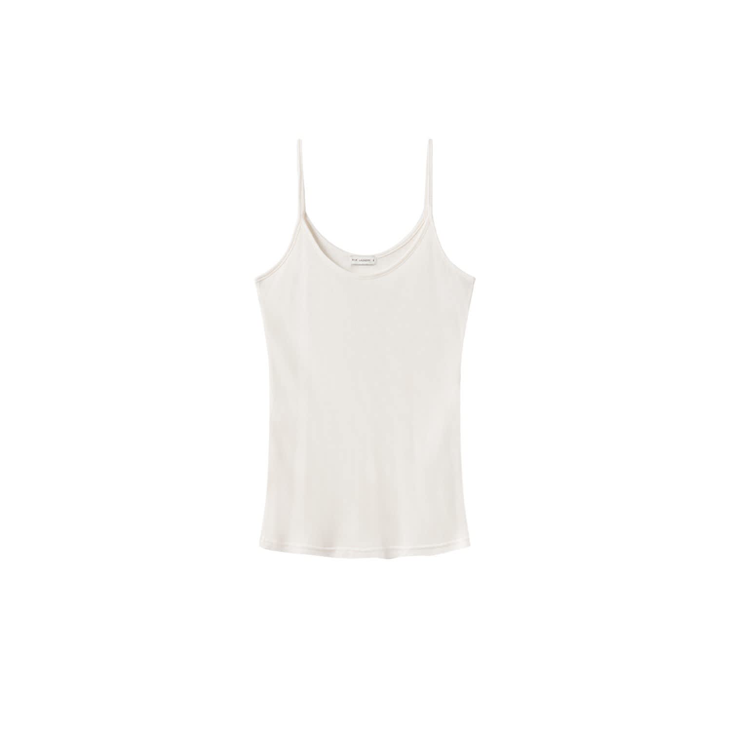 Bias Cut Cami - White