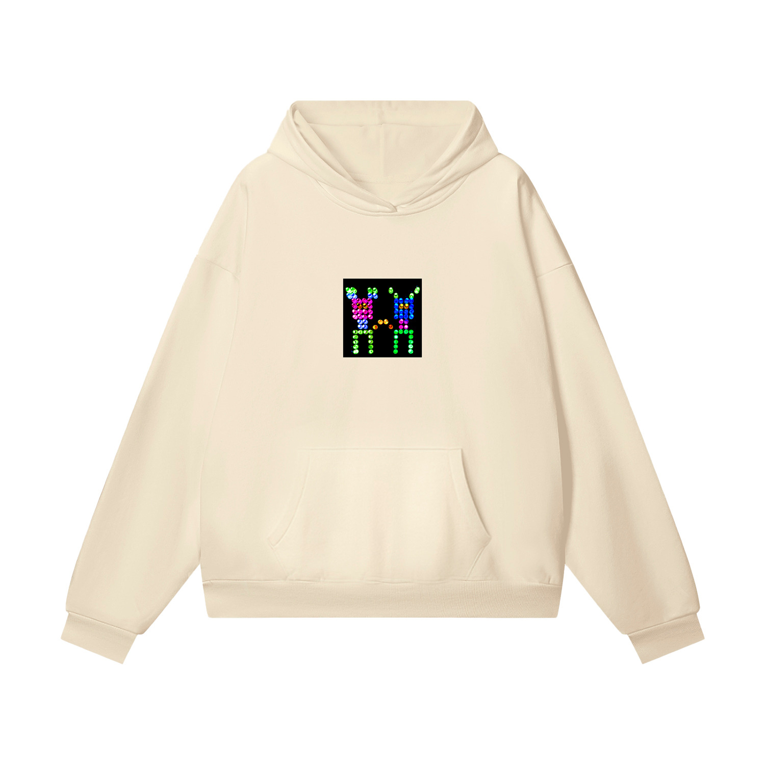 X Ilona Blue Women's Neutrals / Black Cosmic Lovers Universal Hoodie In Brown