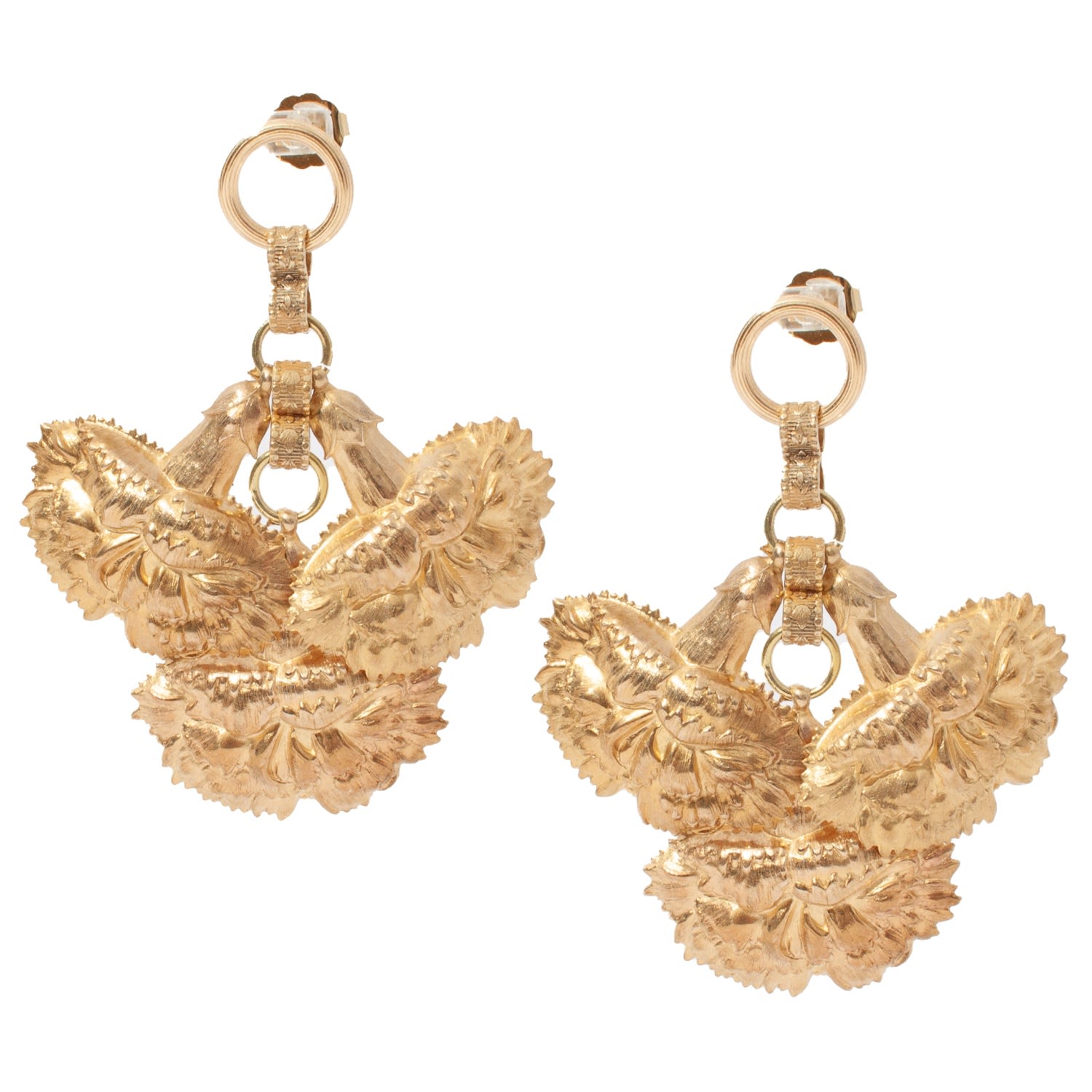 Women’s Gold Carnation Earring Castlecliff