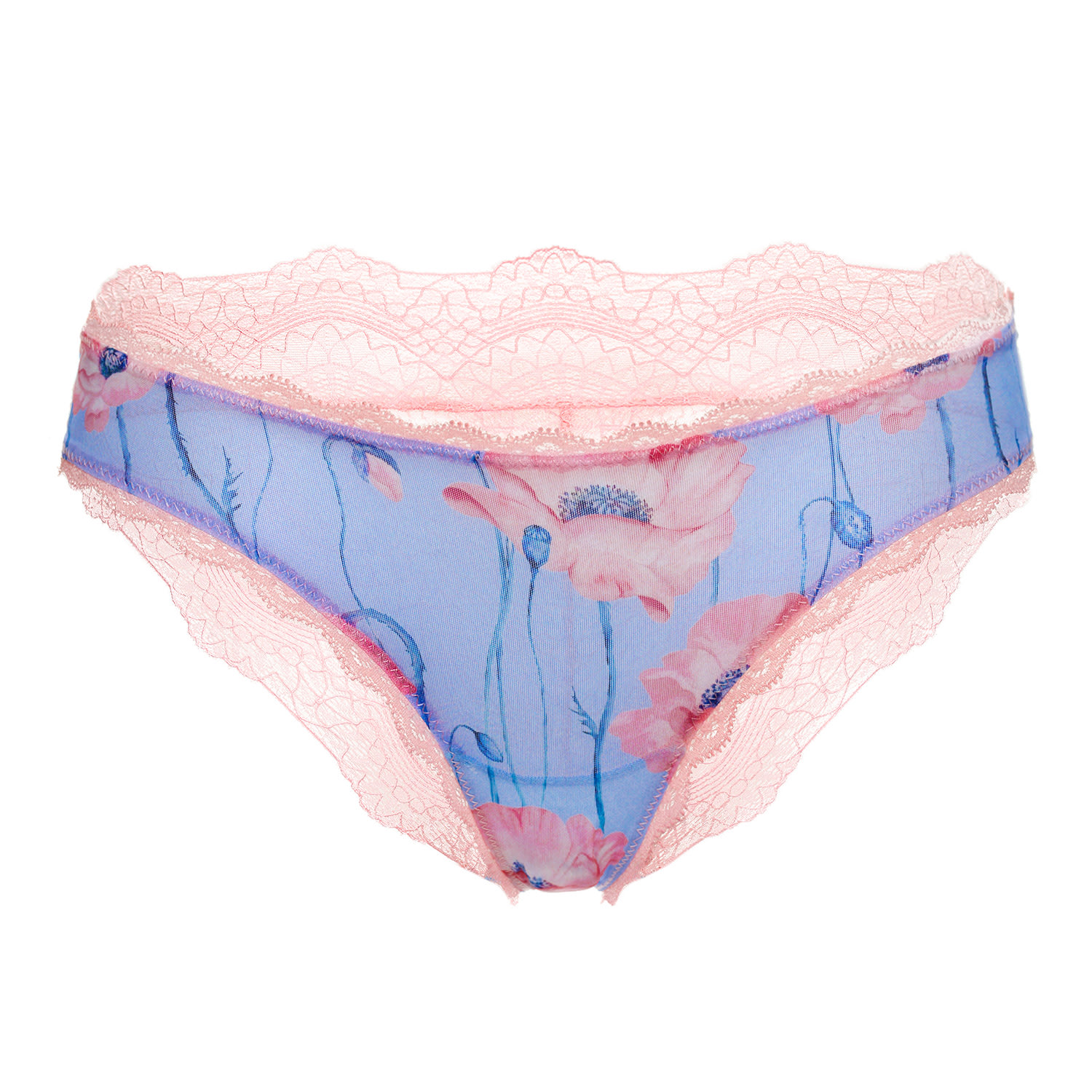 Women’s Pink / Purple Pink Poppy Brief Extra Large Luciela