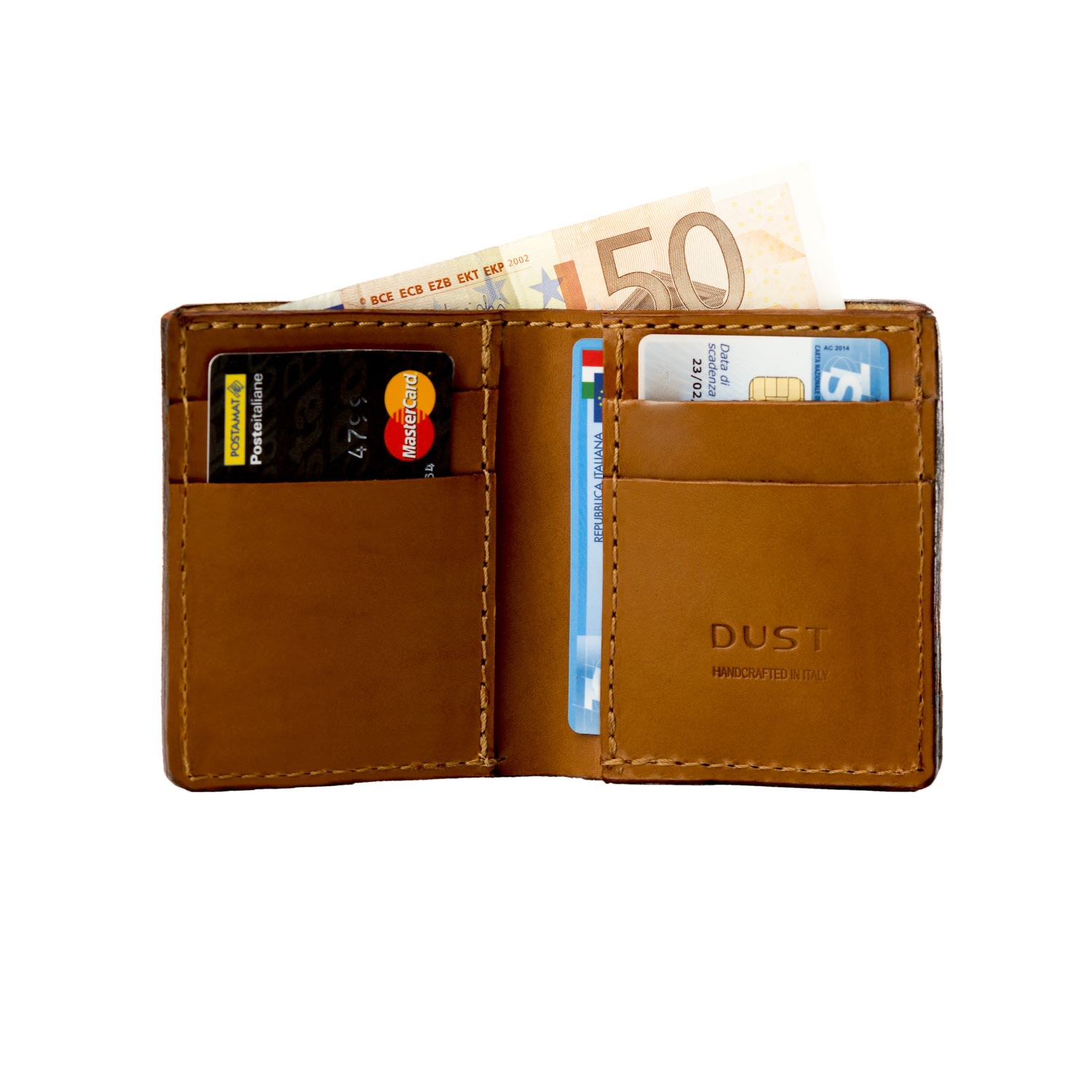 The Dust Company Men's Leather Wallet Brown