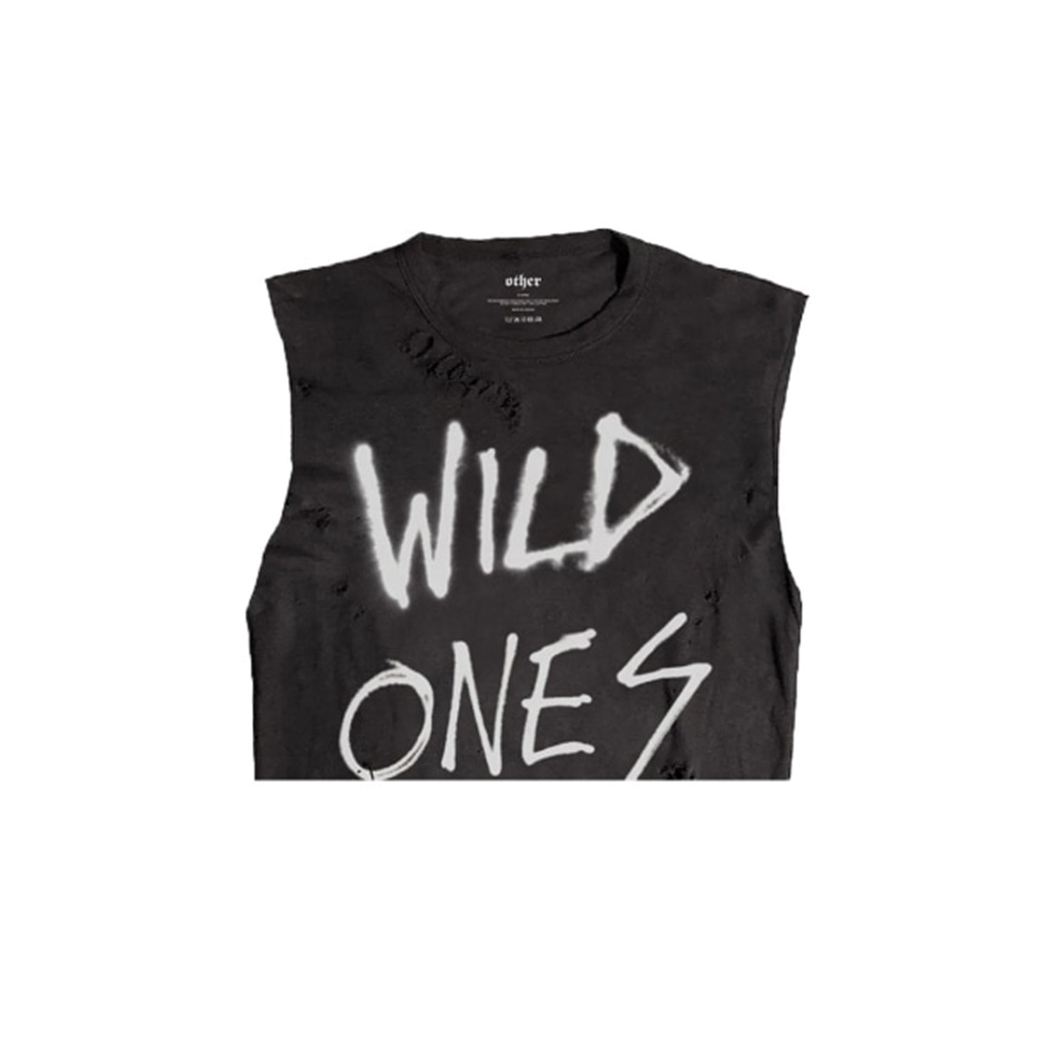 Women’s Wild Ones Graffiti Cropped - Thrasher Tank - Black Extra Large OTHER UK