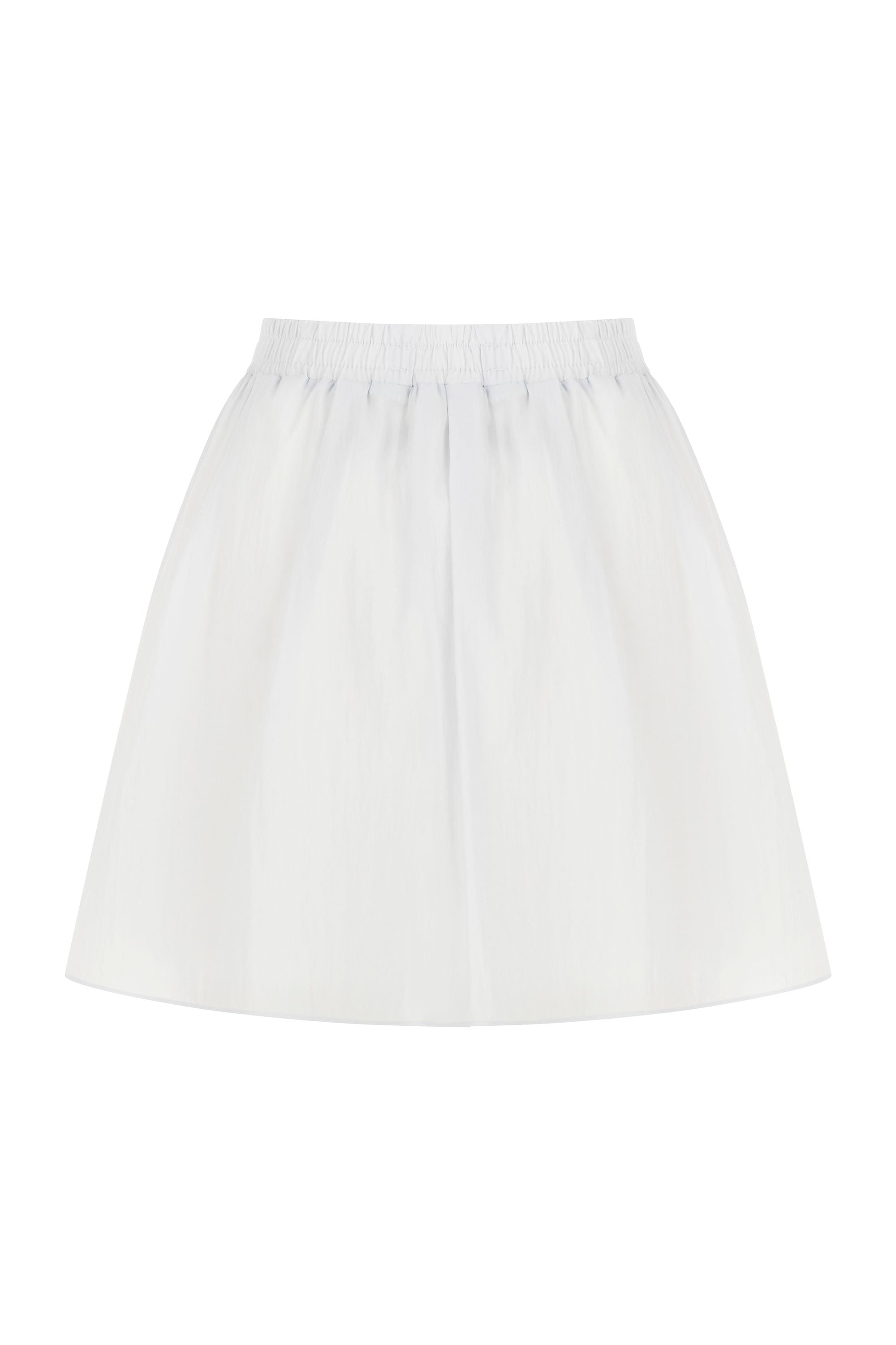 Nocturne Women's Pleated Mini Skirt-white