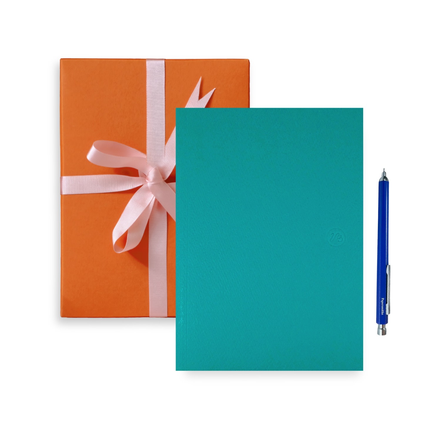 Blue Calypso Notebook & Pen Duo - Primo Ballpoint Pen / Ruled Paper One Size Papersmiths