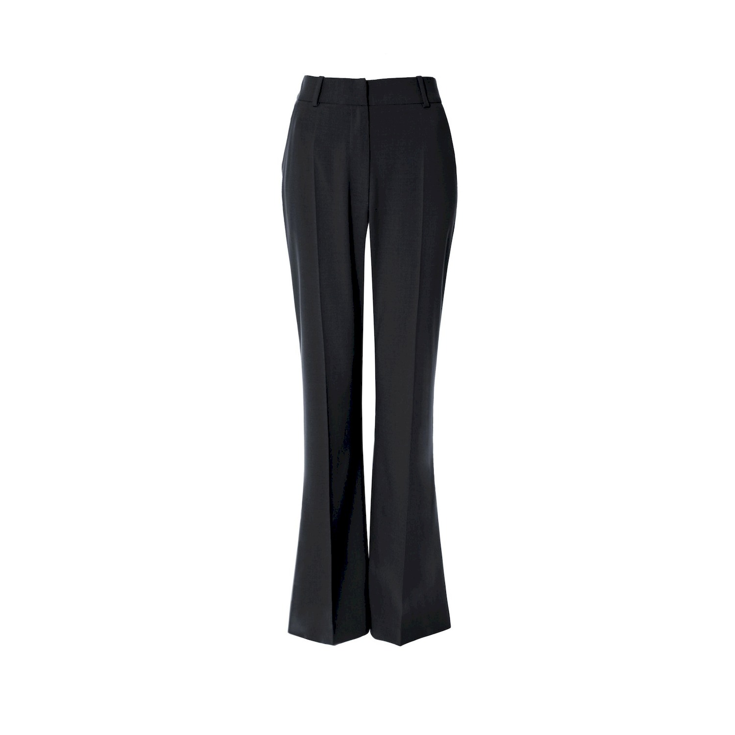 Aggi By Halewski Women's Camilla Neutral Black Flared Trousers In Black