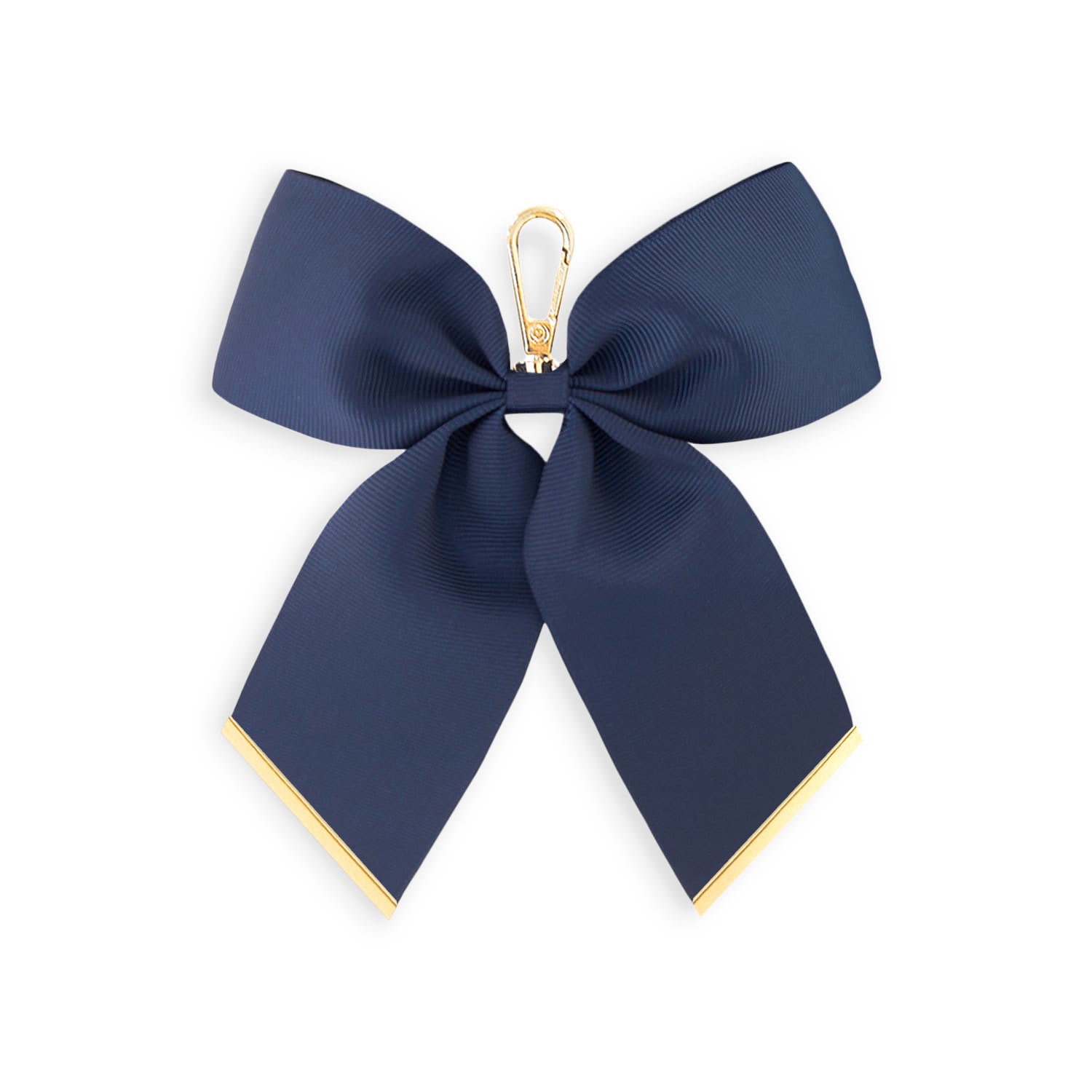 Blue Eloise Bow Keyring - Navy Jlr London